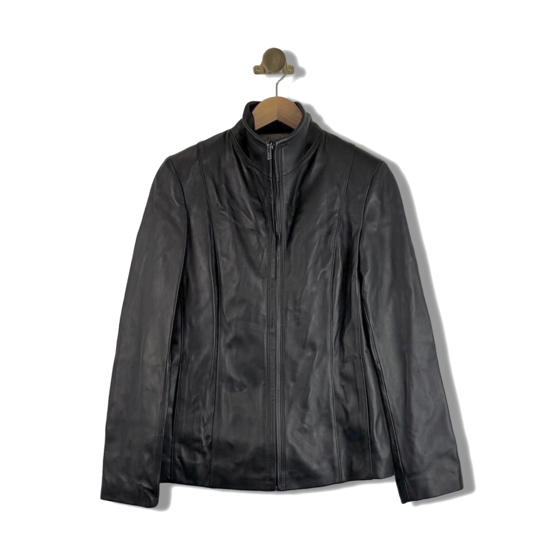Cole Haan Lambskin Leather Jacket