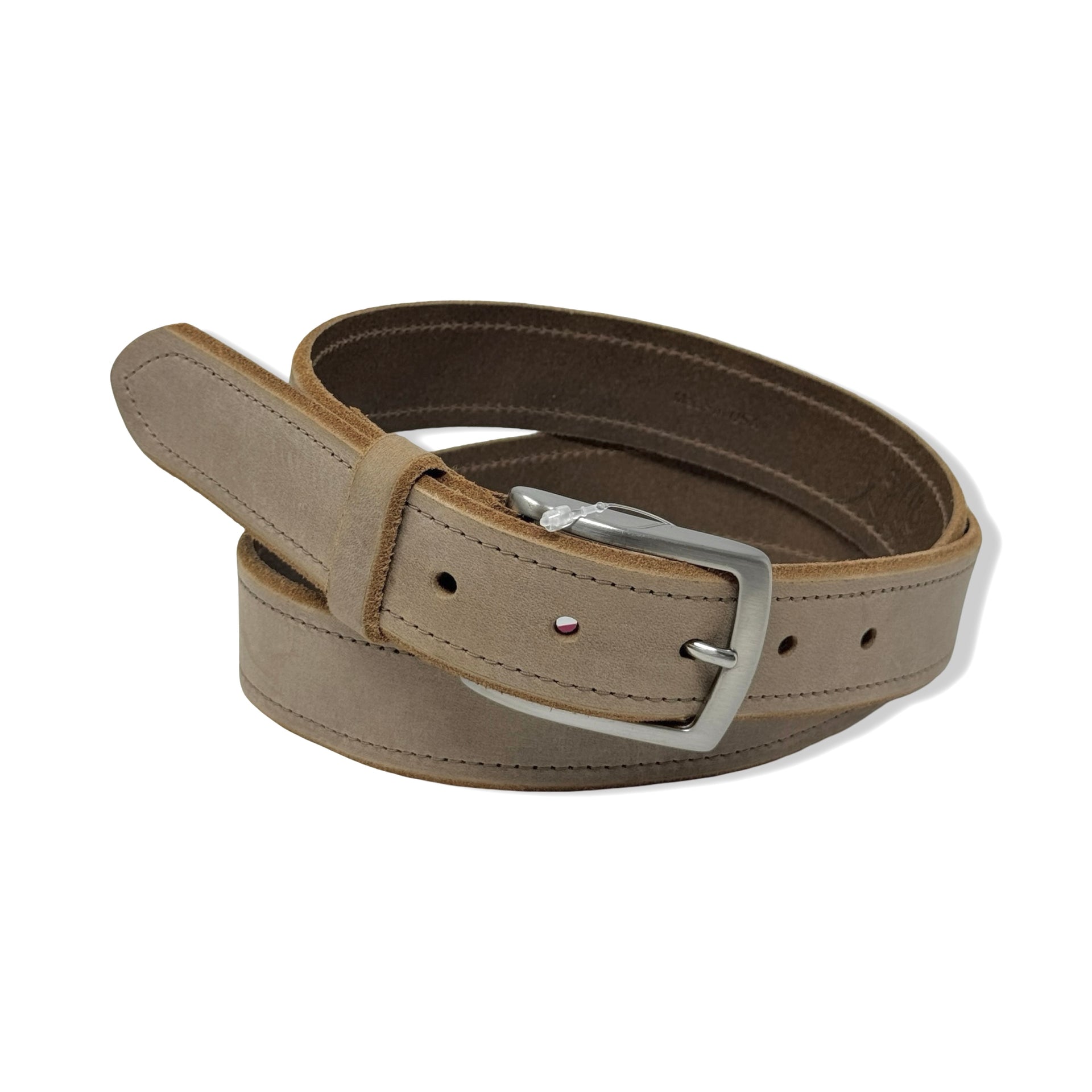 Linea Pelle Suede Square Buckle Belt