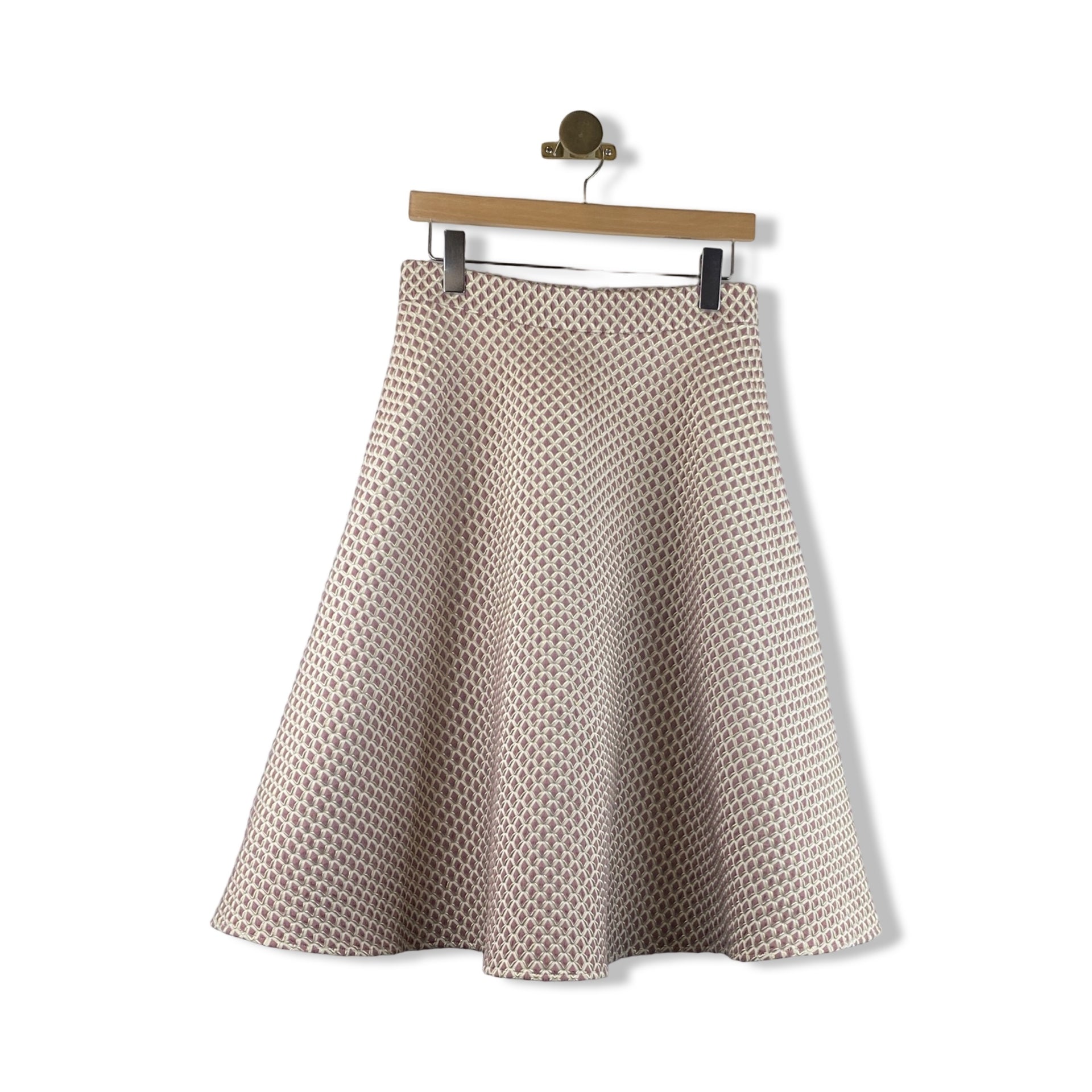 Draper James Metalic Jacquard Skirt
