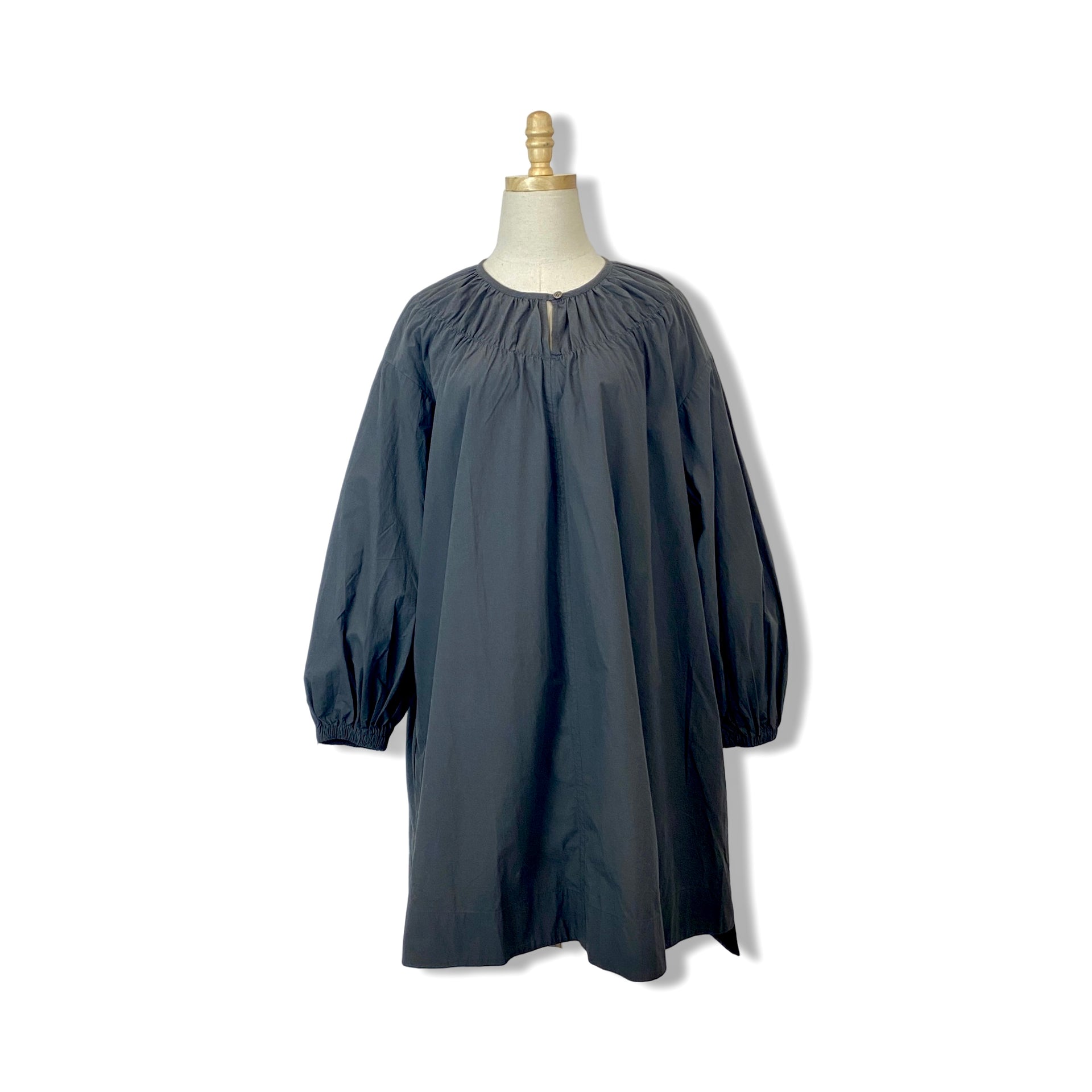 COS Oversized Gathered Mini Dress