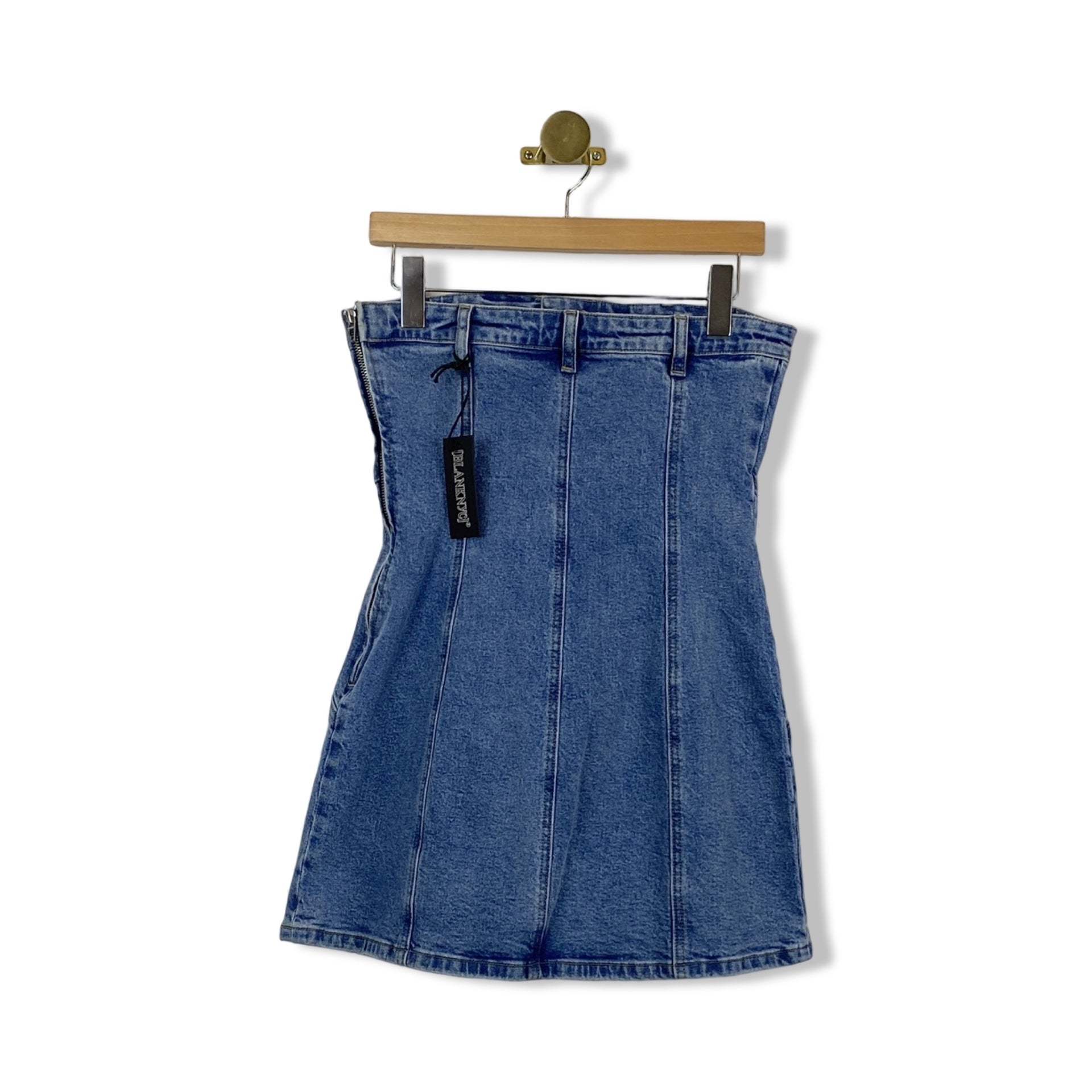 BLANKNYC Fitted Denim Mini Dress