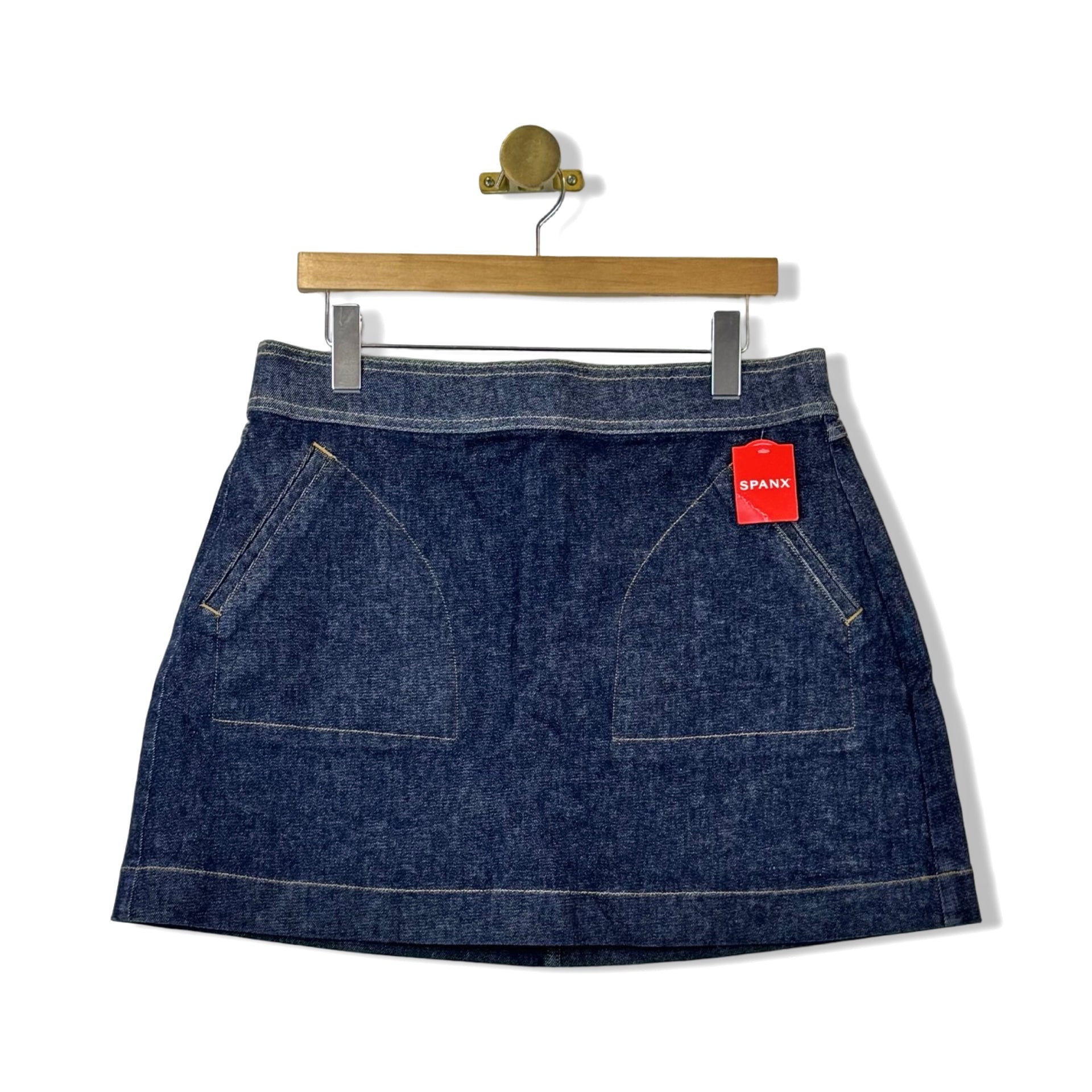 Spanx Denim Mini Skirt