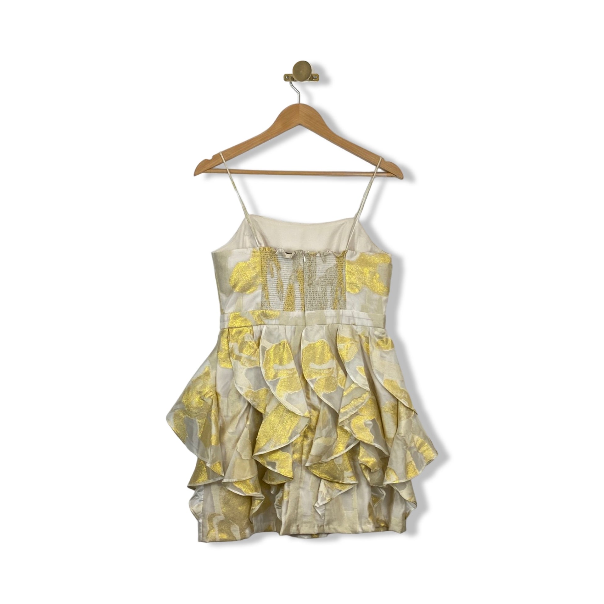 Willa Story Metalic Ruffle Dress