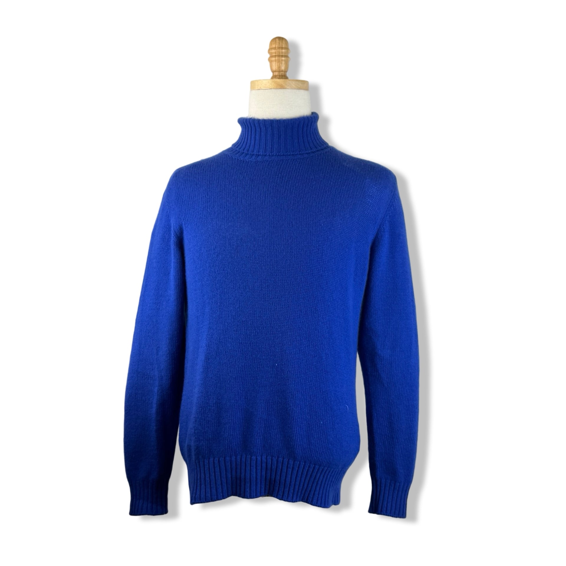 Loro Piana Baby Cashmere Wide Ribbed Turtleneck Sweater