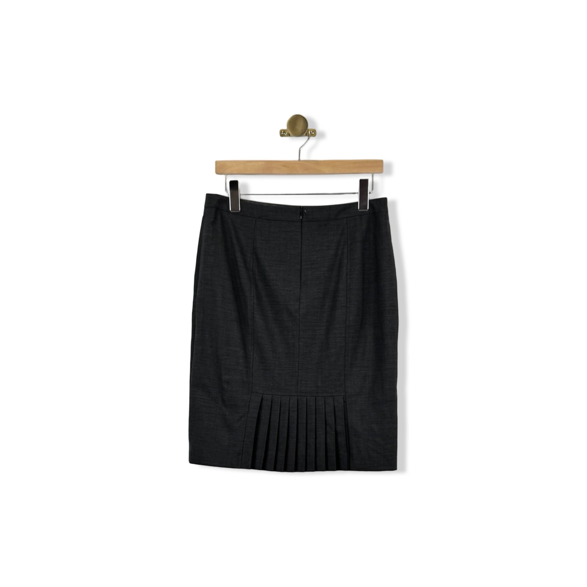 Trina Turk Pleat Detail Midi Skirt