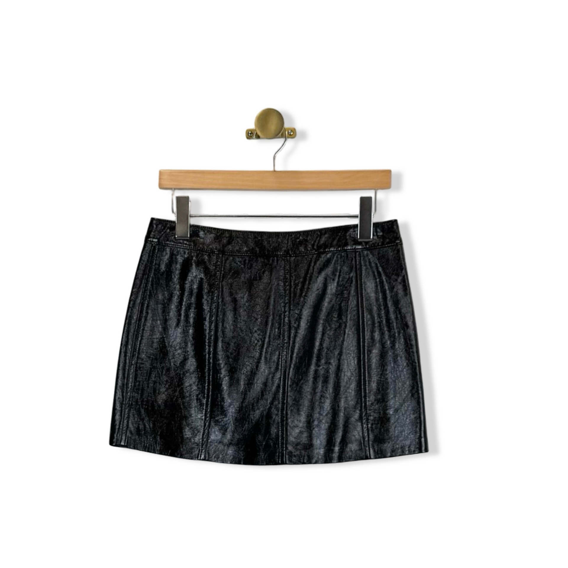 BLANKNYC Patent Leather Mini Skirt