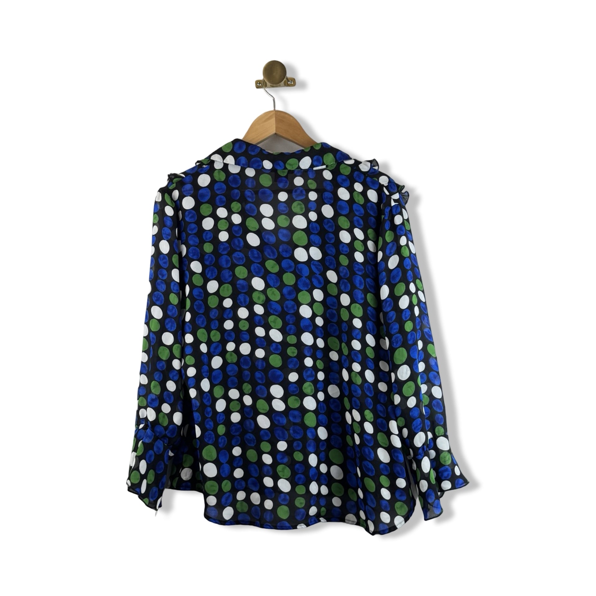 Vintage Sunny Leigh Polka Dot Button Up Shirt