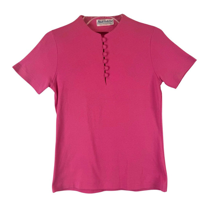 Vintage Robert Scott Half Button Up Top-Thumbnail