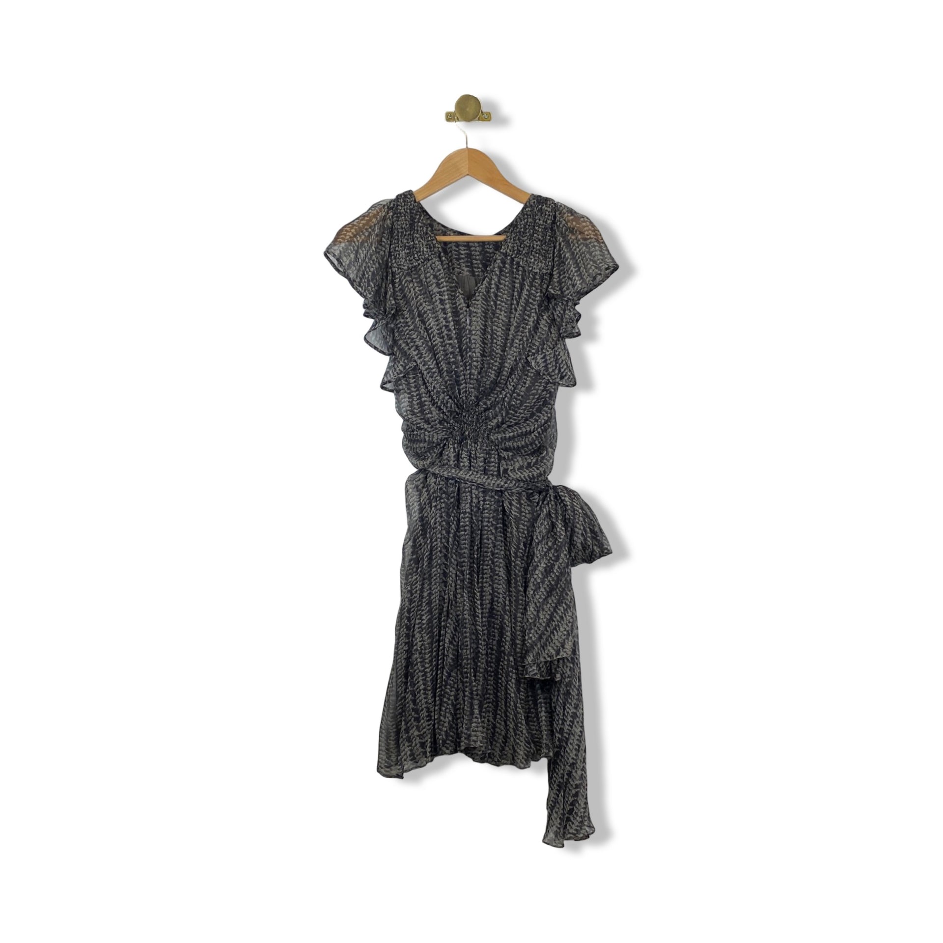 Zac Posen Tire Tread Print Dess