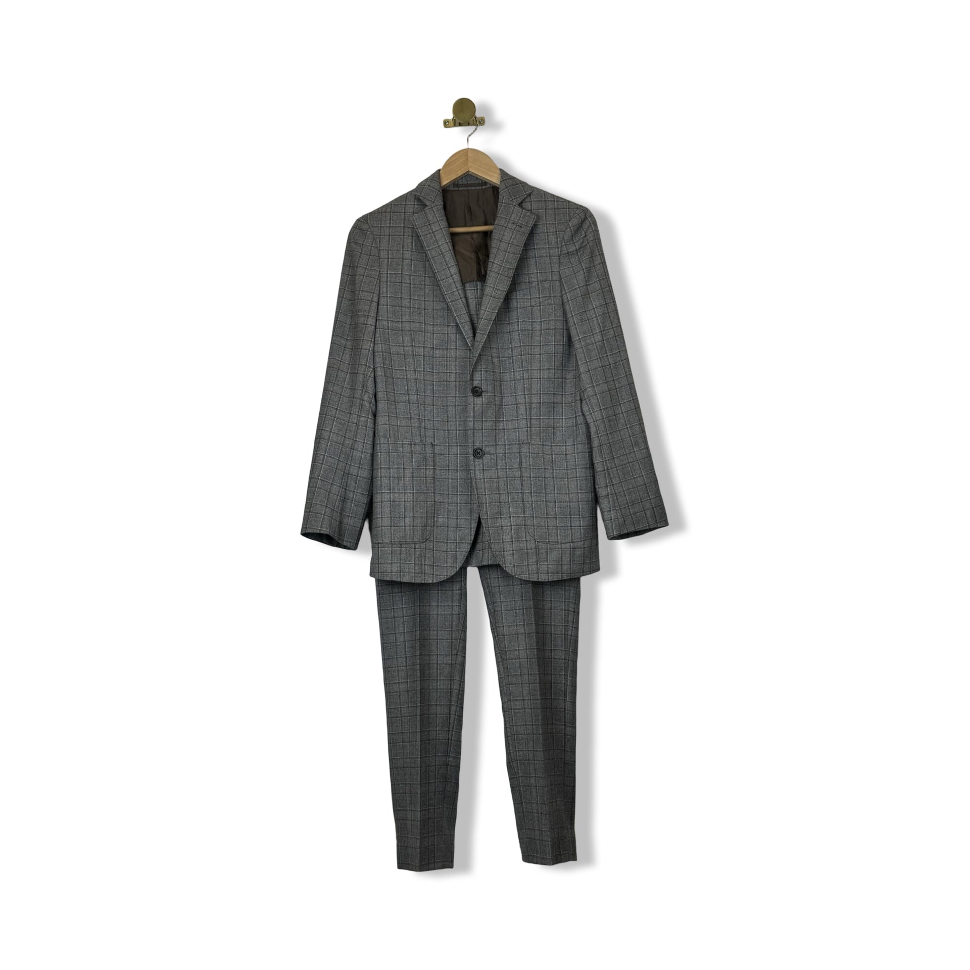 Gutteridge Wool Plaid Suit Set