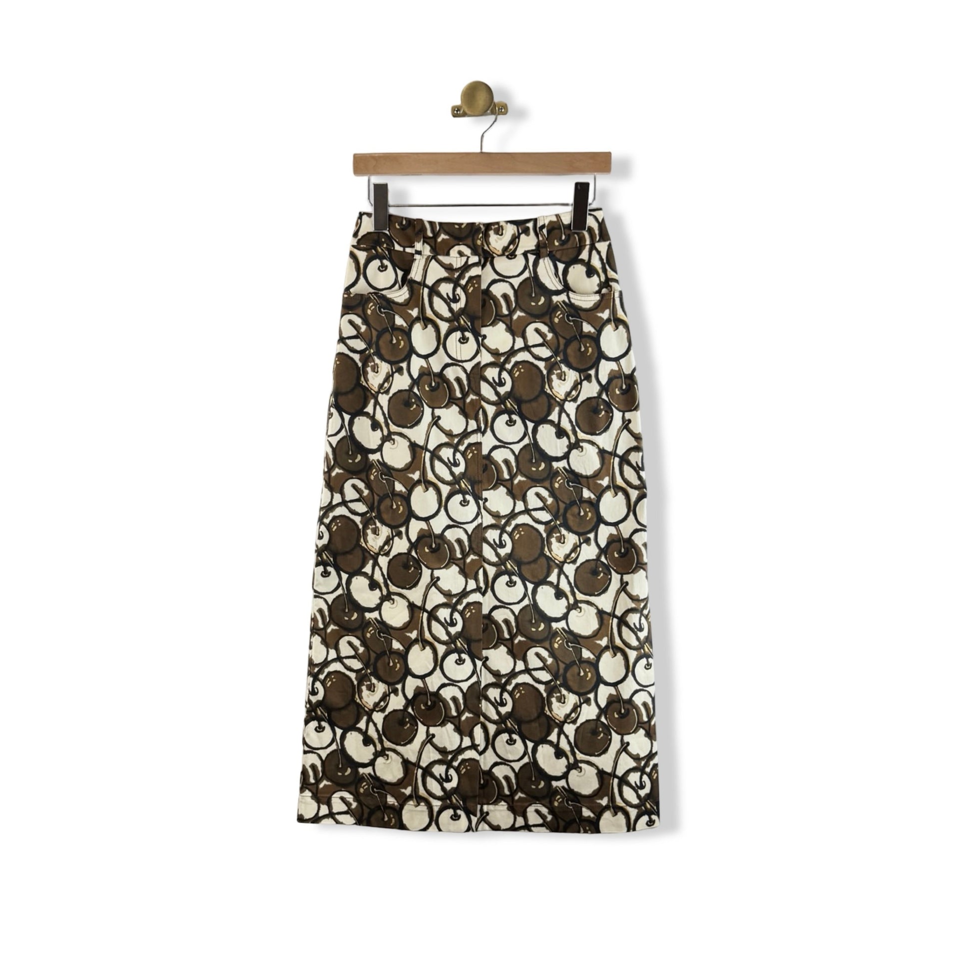 Exquise Patterned Midi Skirt