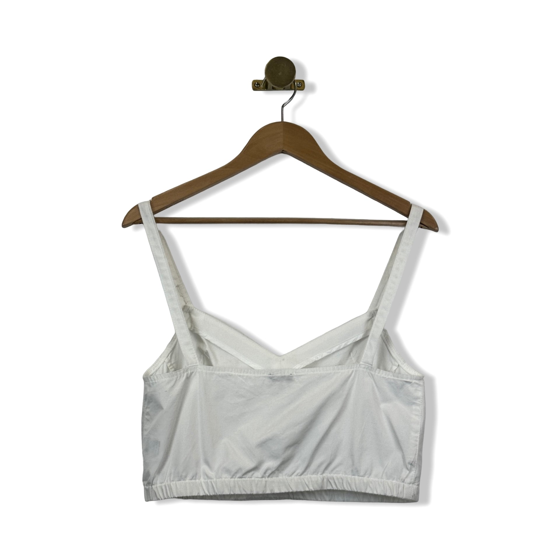Rachel Comey Cotton V-Neck Crop Top