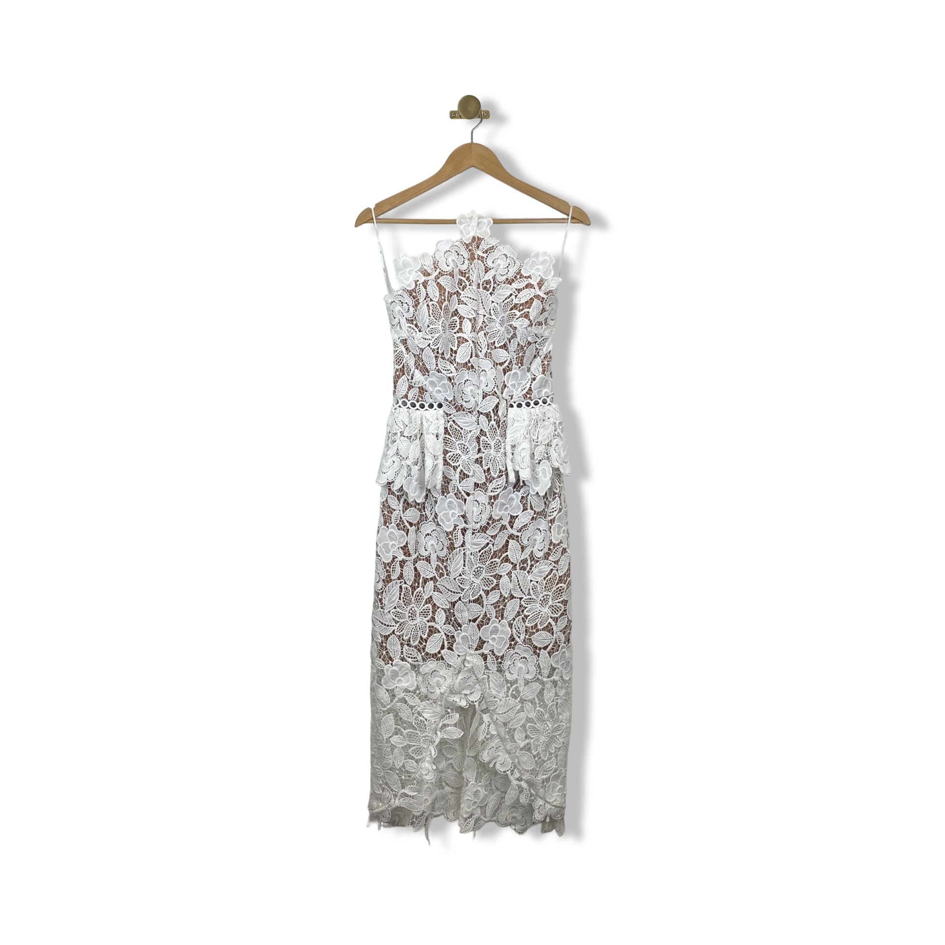 Elliatt Strapless Lace Dress