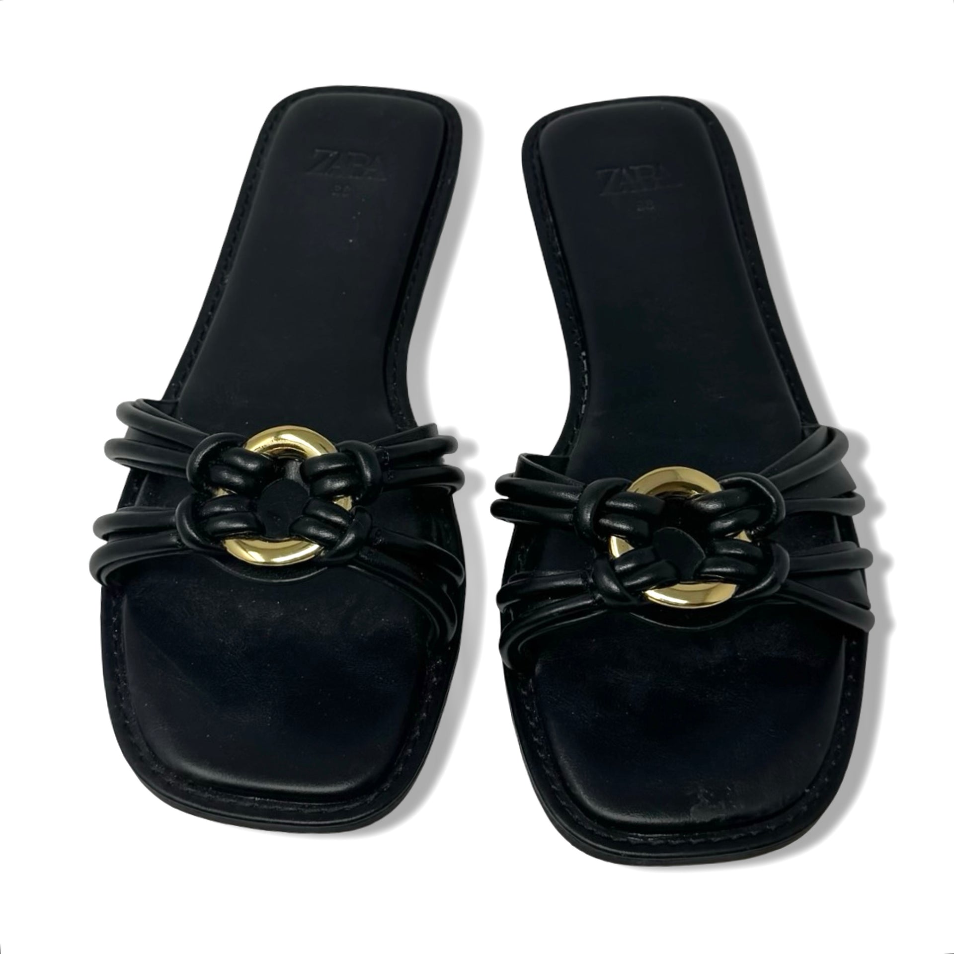 Zara Embellished Flat Sandal