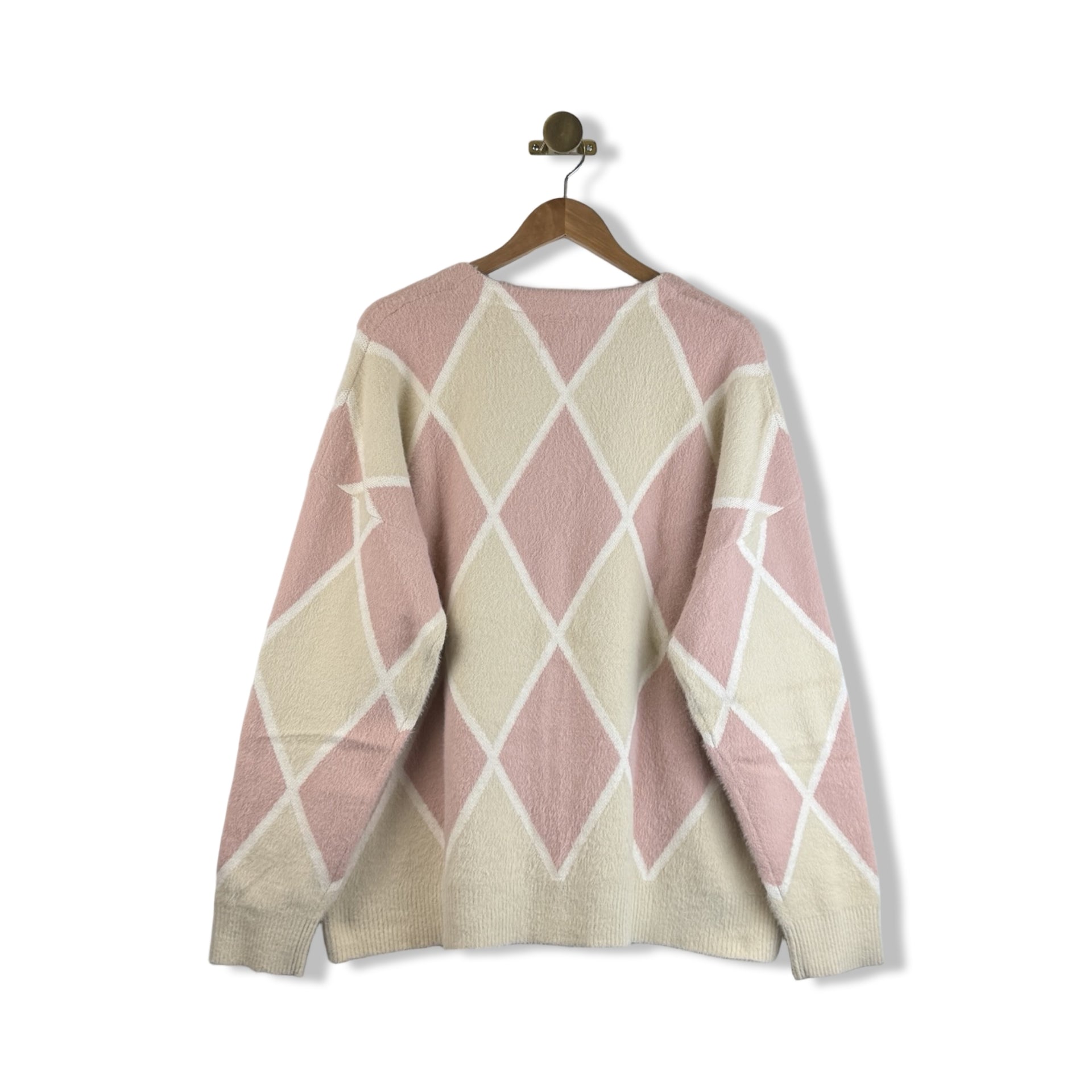 Levi's Diamond Print Coit Boxy Cardigan