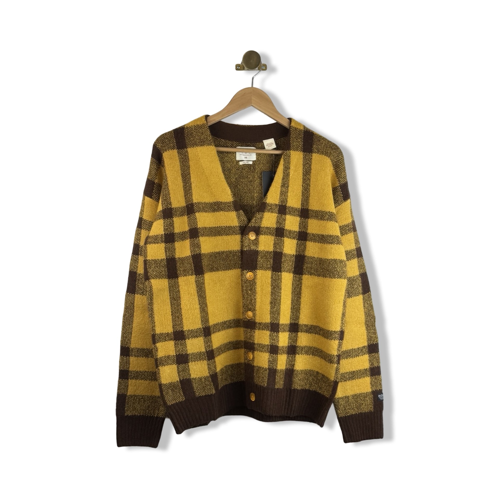 Levi's Plaid Coit Boxy Cardigan