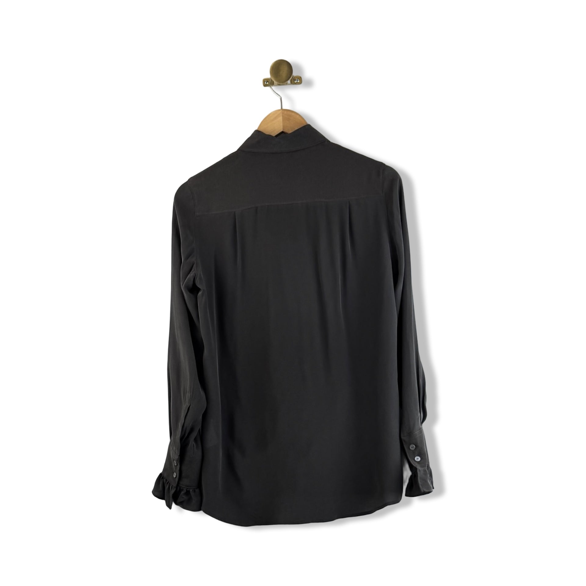 Diega Silk Ruffle Blouse