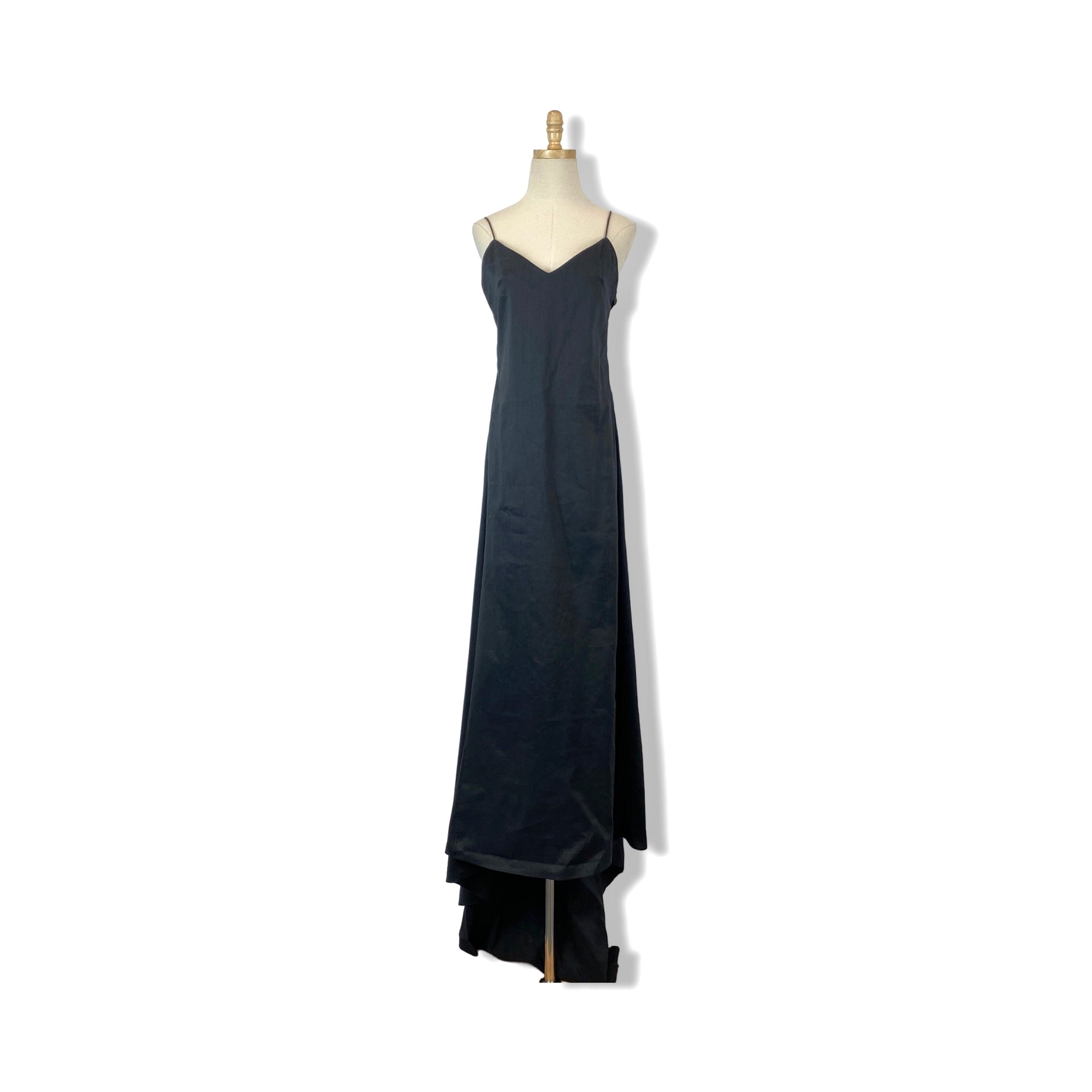 COS Atelier The V-Neck Linen Maxi Dress