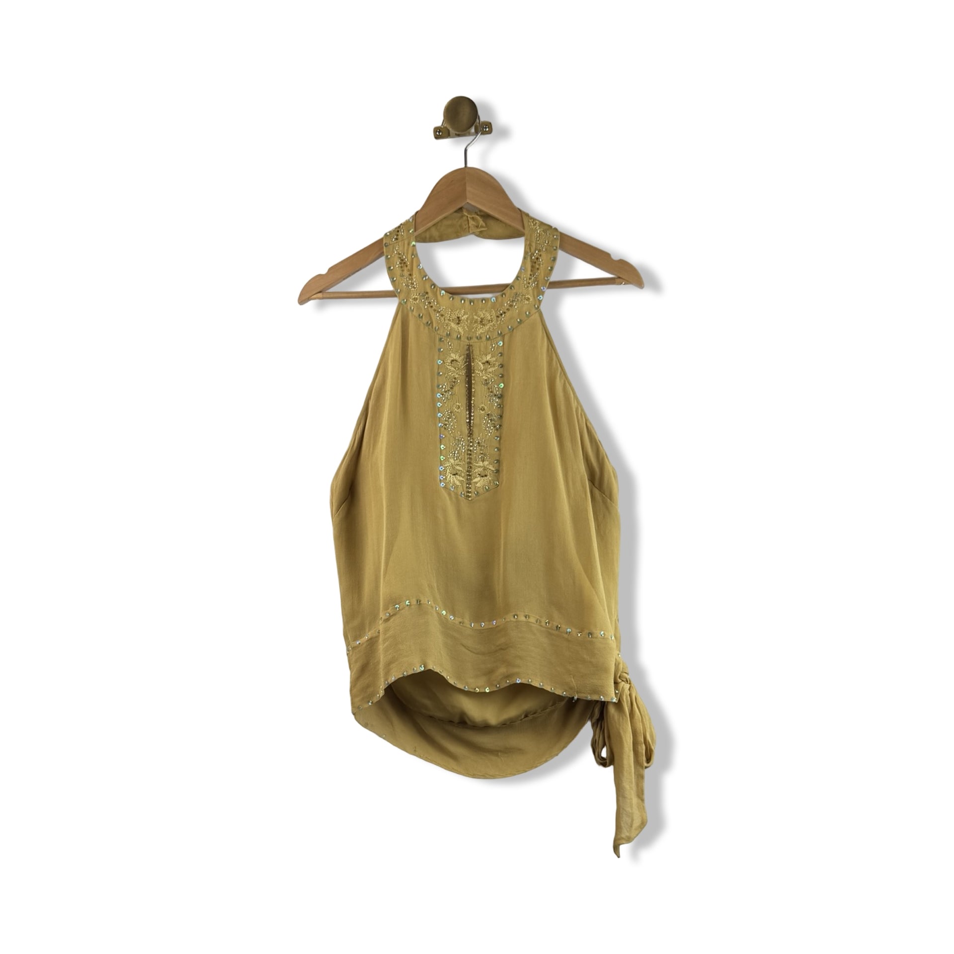 Vintage I.C.E. Embellished Halter Top