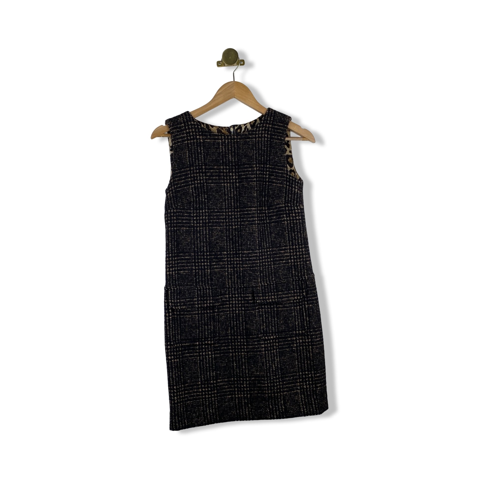 Dolce & Gabbana Plaid Shift Dress