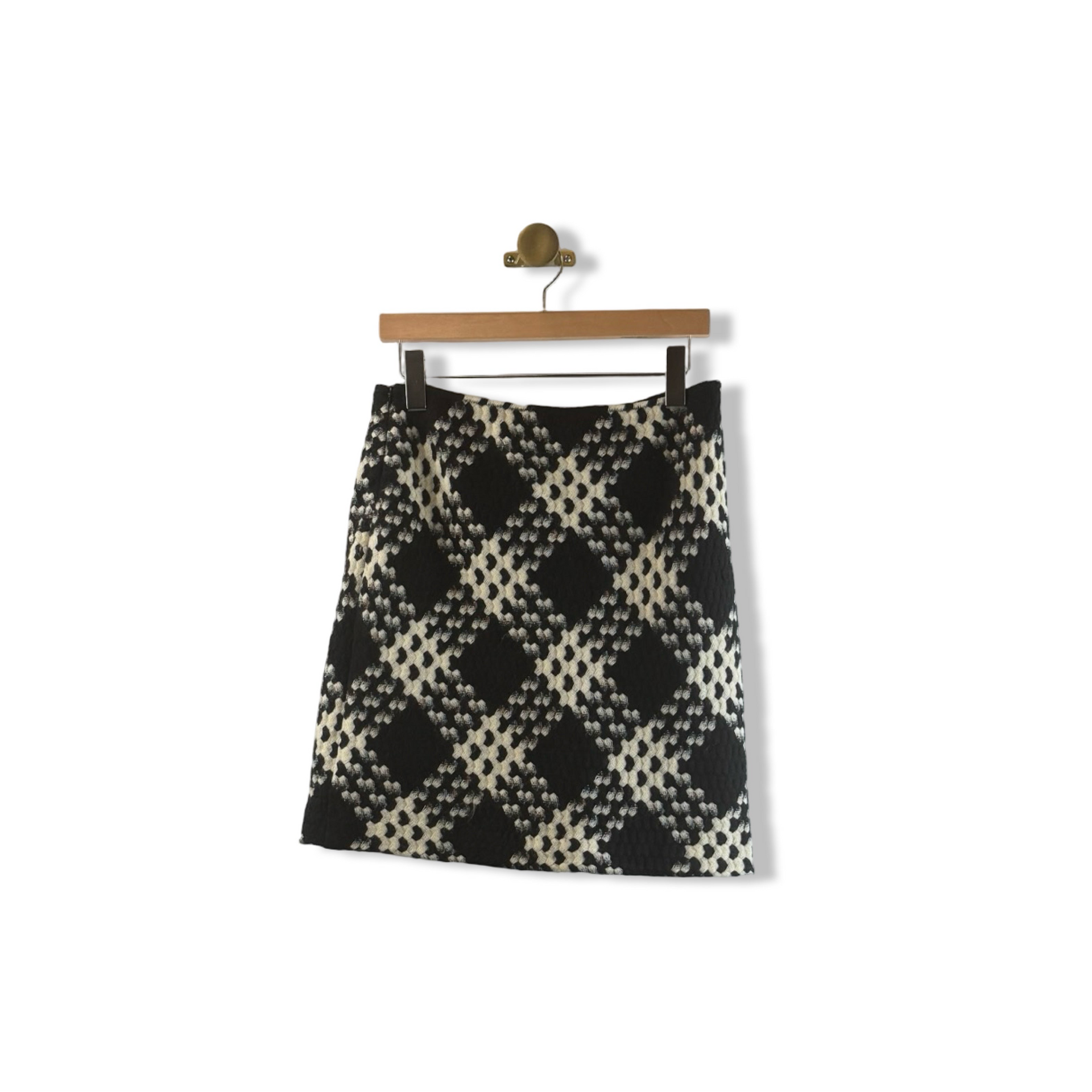 Anna Sui Patterned Knit Midi Skirt