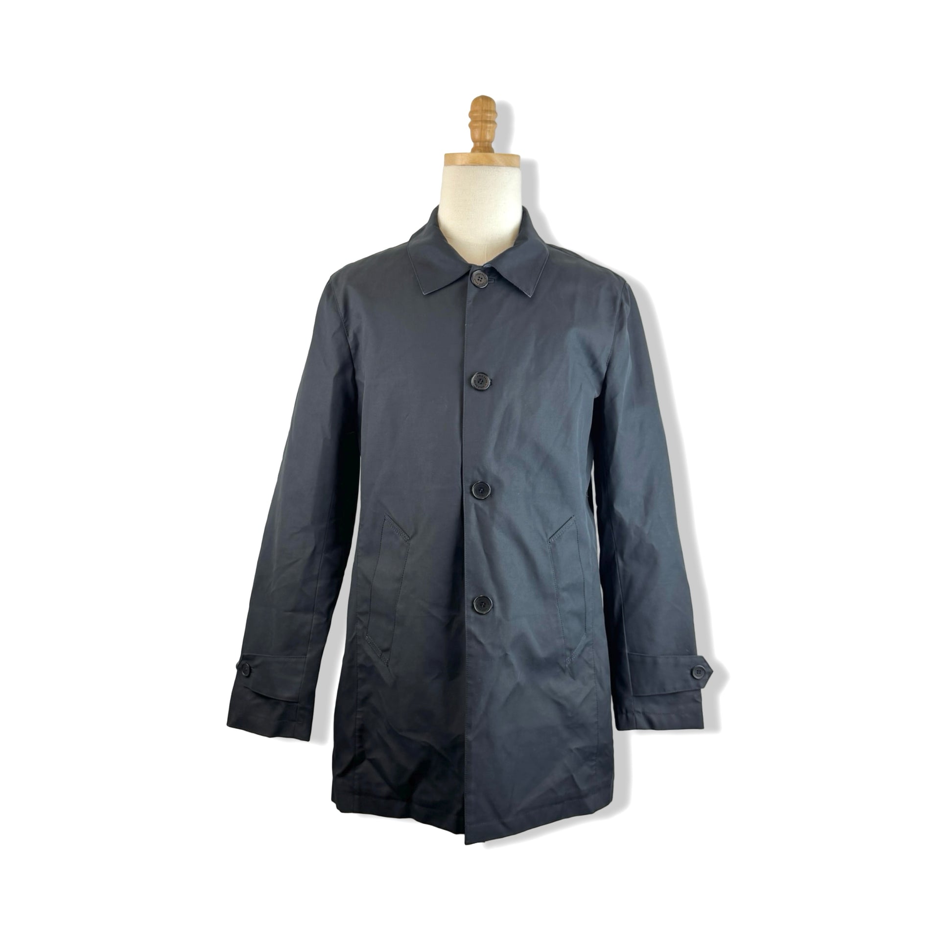 Cole Haan City Rain Mid-Length Mackintosh Jacket