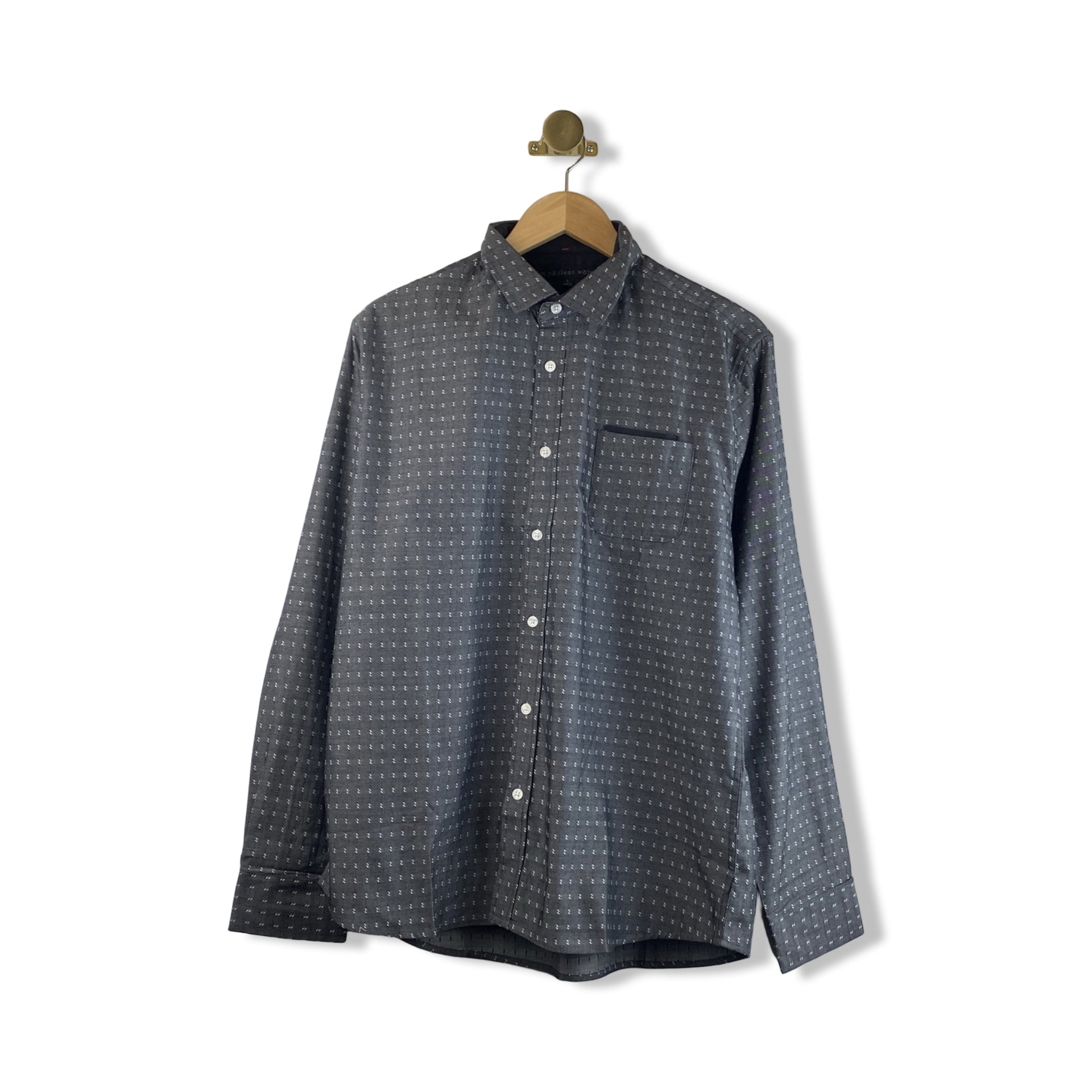 Impatient Wolves Flecked Buttondown Shirt