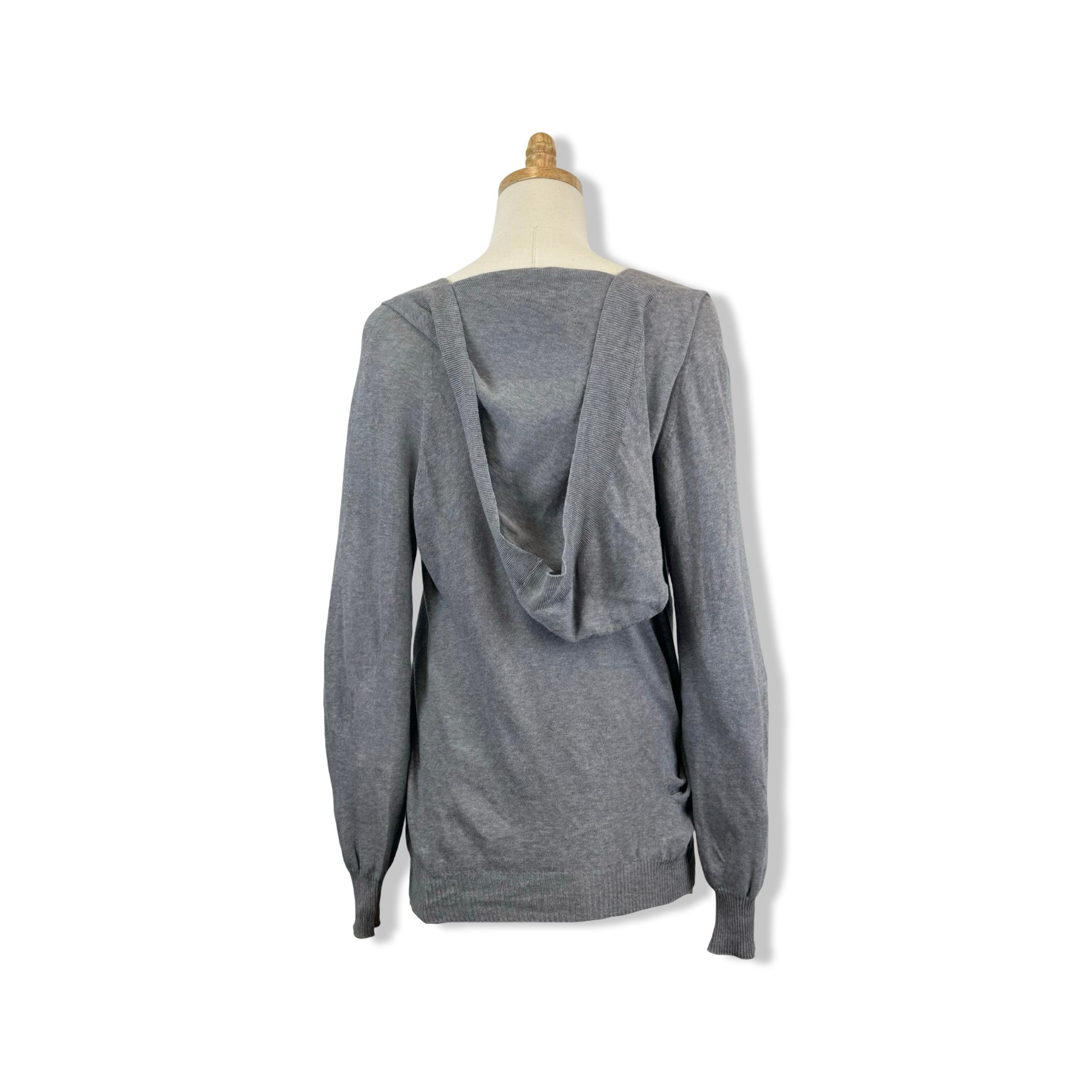 Duckie Brown Hooded Asymmetric Cardigan