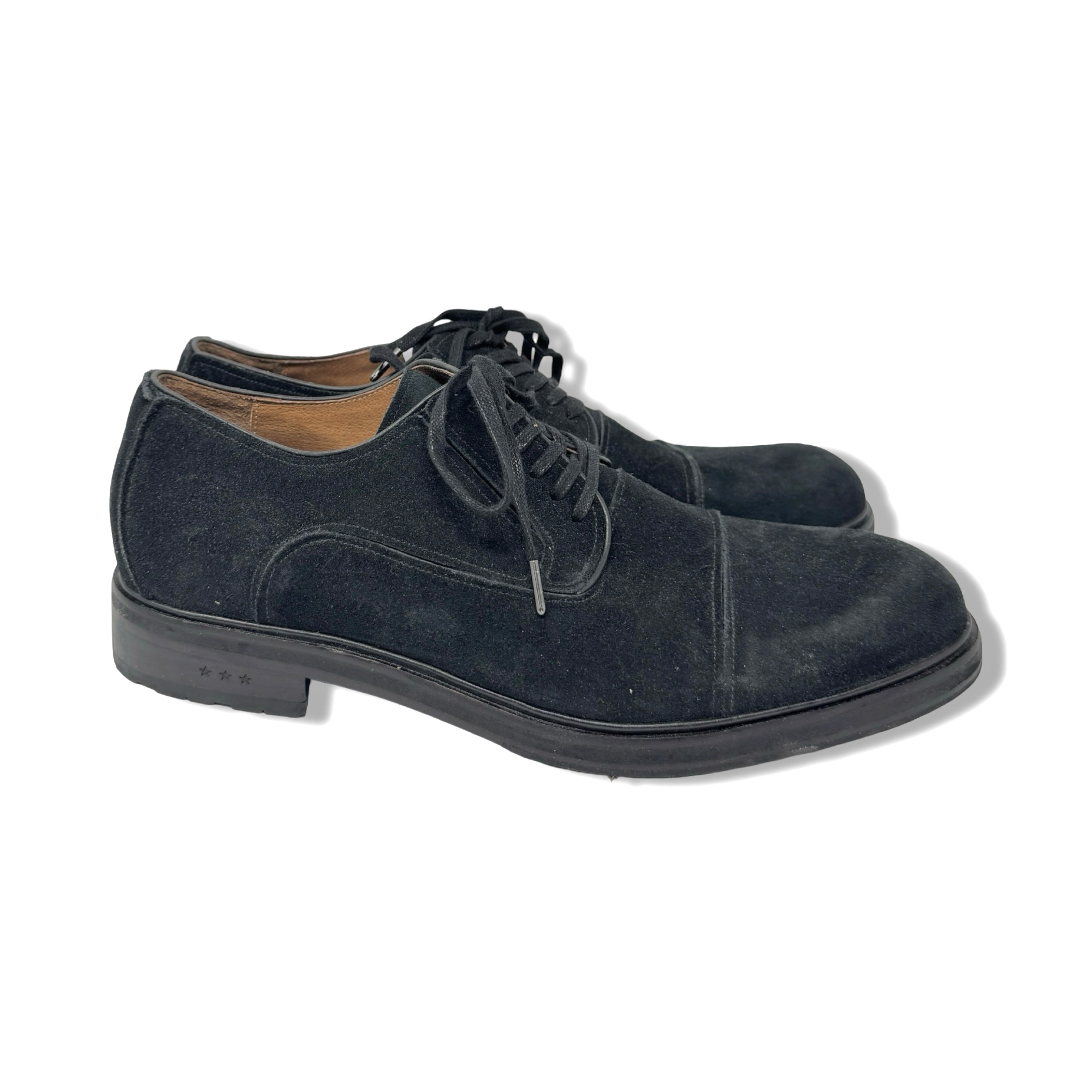 John Varvatos Suede Leather Oxford Shoes display picture 3