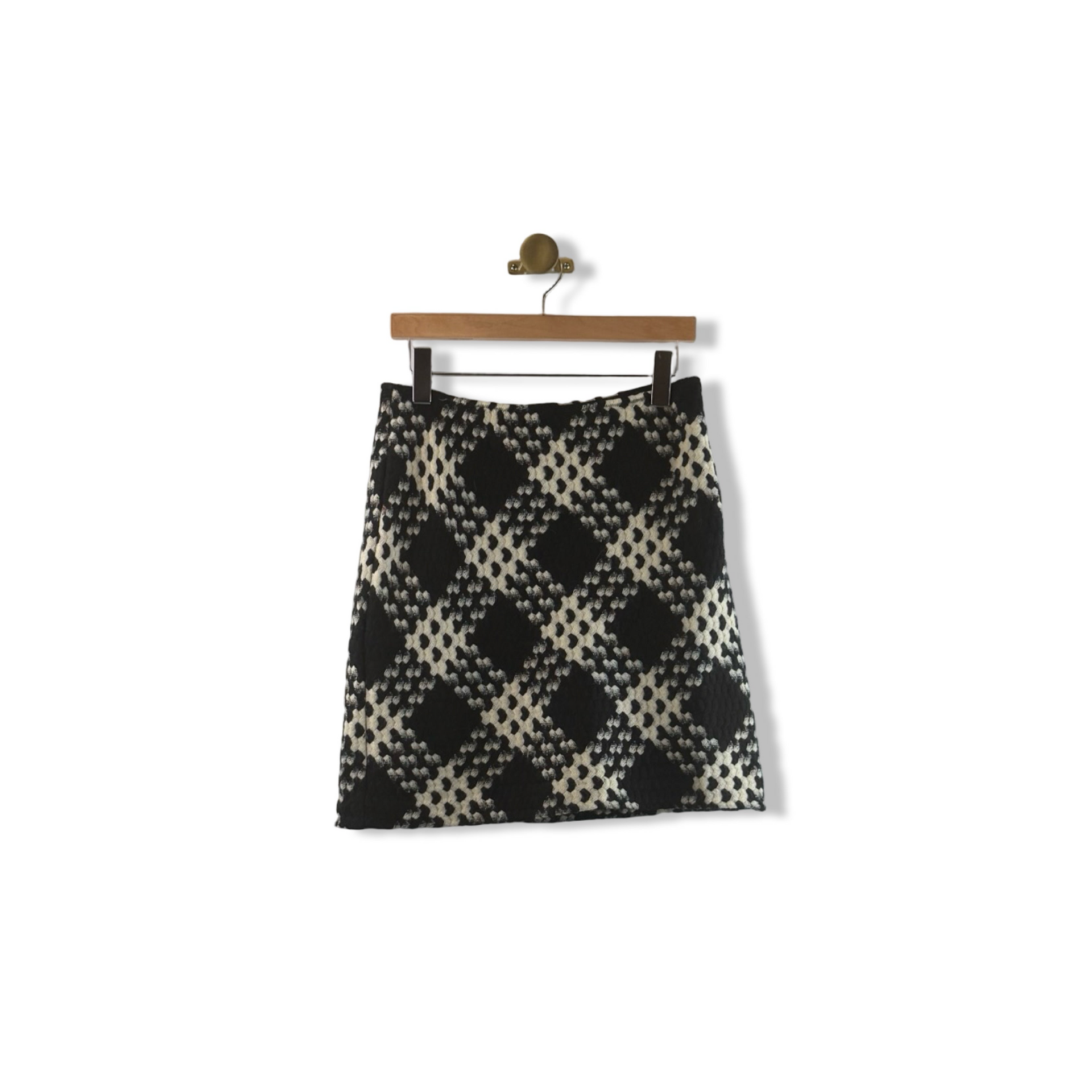 Anna Sui Patterned Knit Midi Skirt