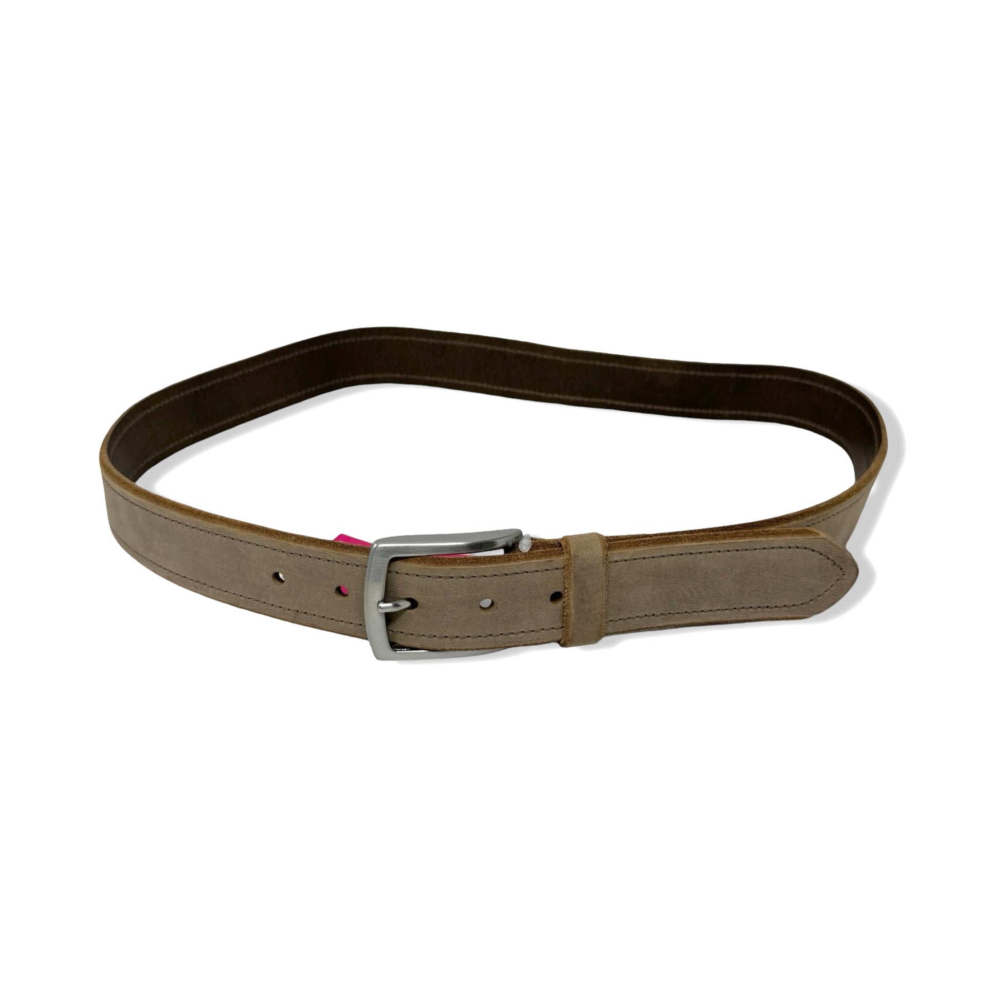 Linea Pelle Suede Square Buckle Belt