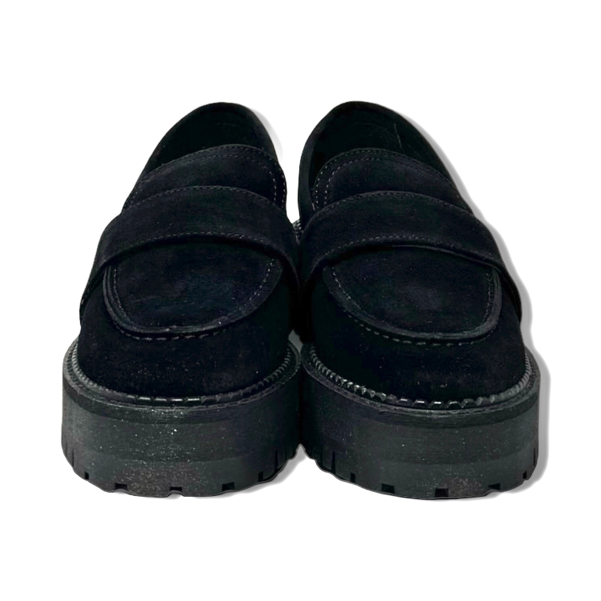 & Other Stories Suede Platform Loafers