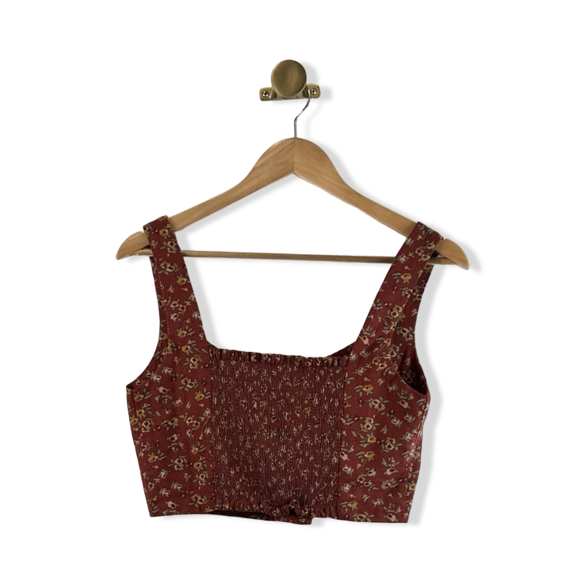 Mimosa Floral Crop Top