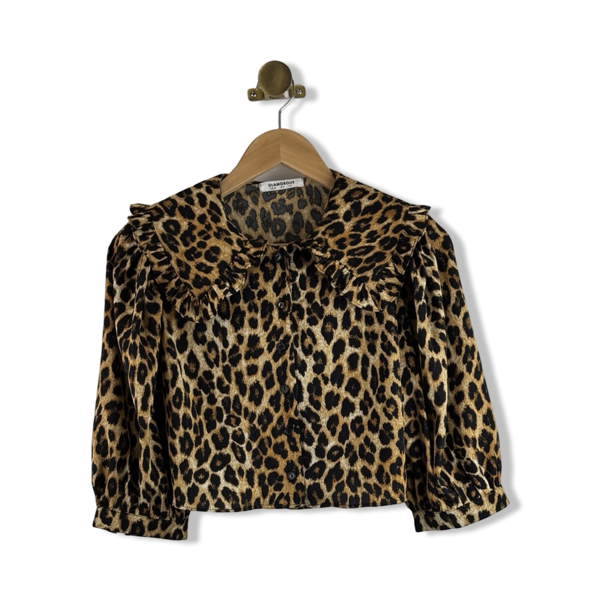 Glamourous Leopard Print Blouse