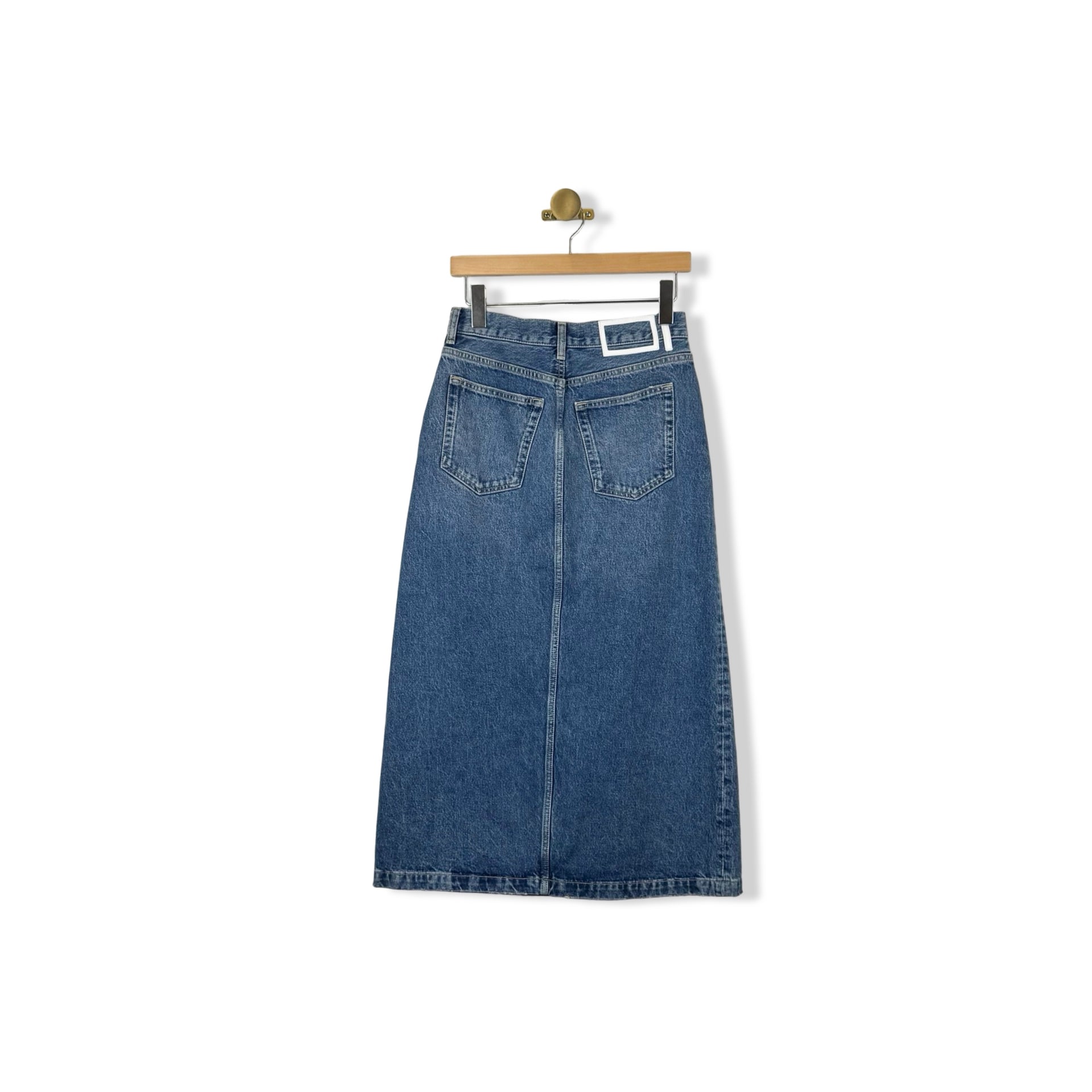La Ligne Light Denim Kate Skirt