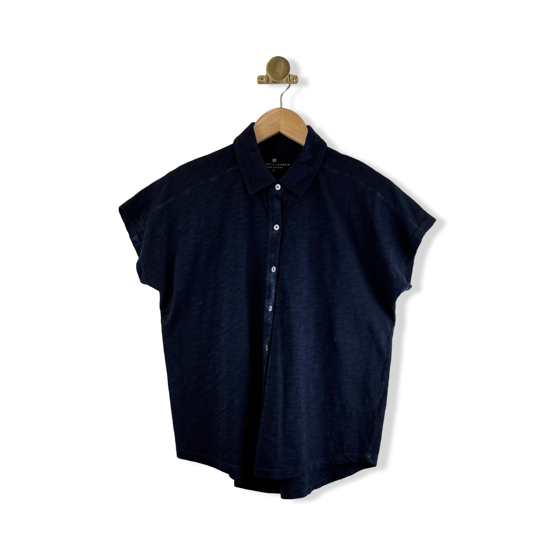 Elliott Lauren Button Down Short Sleeve