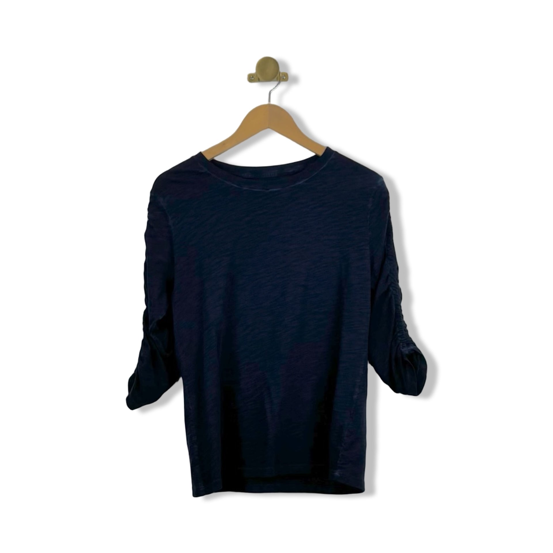 Elliott Lauren Ruched Sleeve Tee