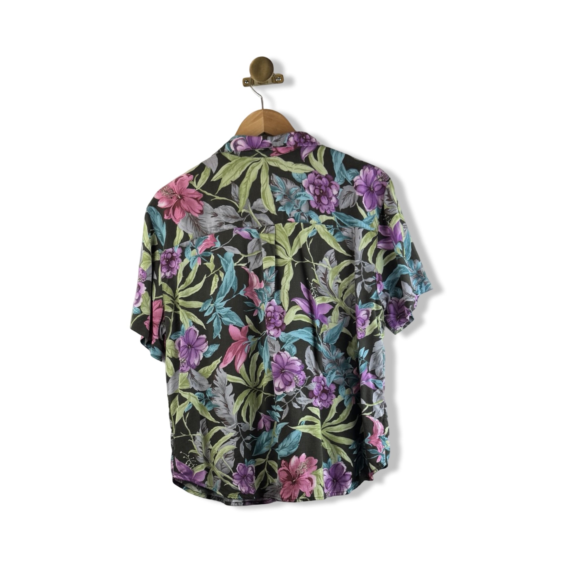 Vintage D.P.S. Petite Short Sleeve Floral Shirt