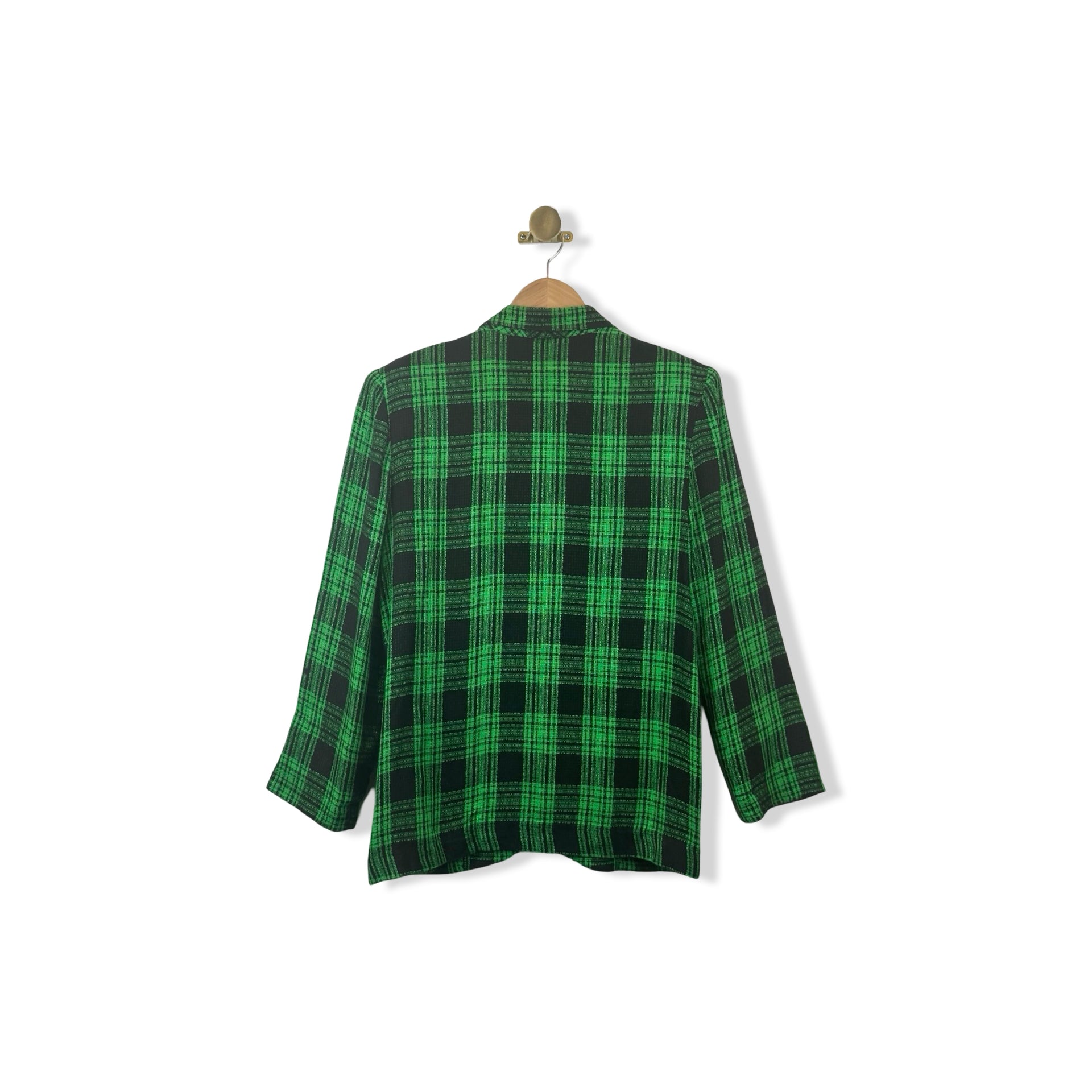 Vintage Christy Girl Plaid Blazer