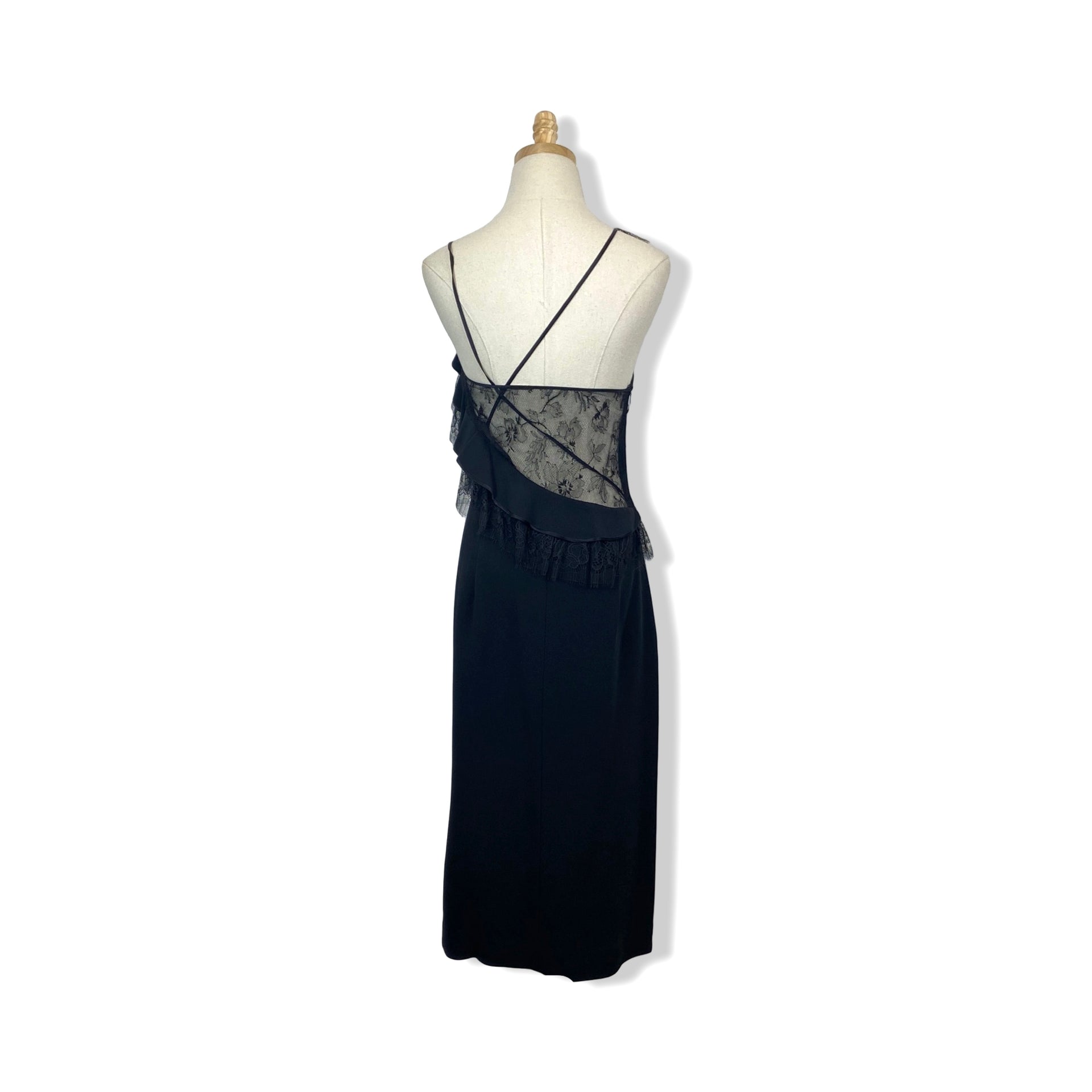 Adam Lippes Cross Back Silk Mini Dress