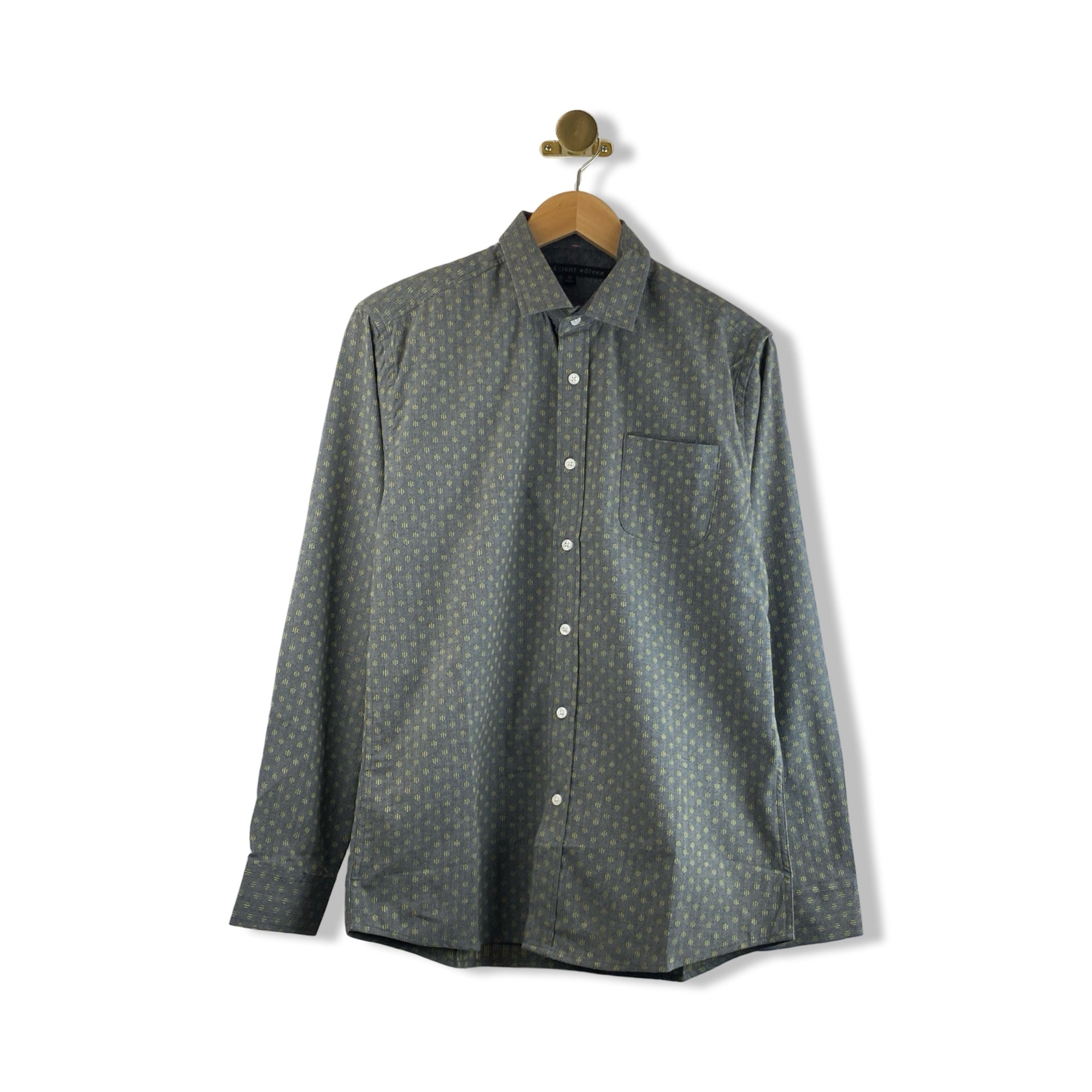 Impatient Wolves Woven Button Down Shirt