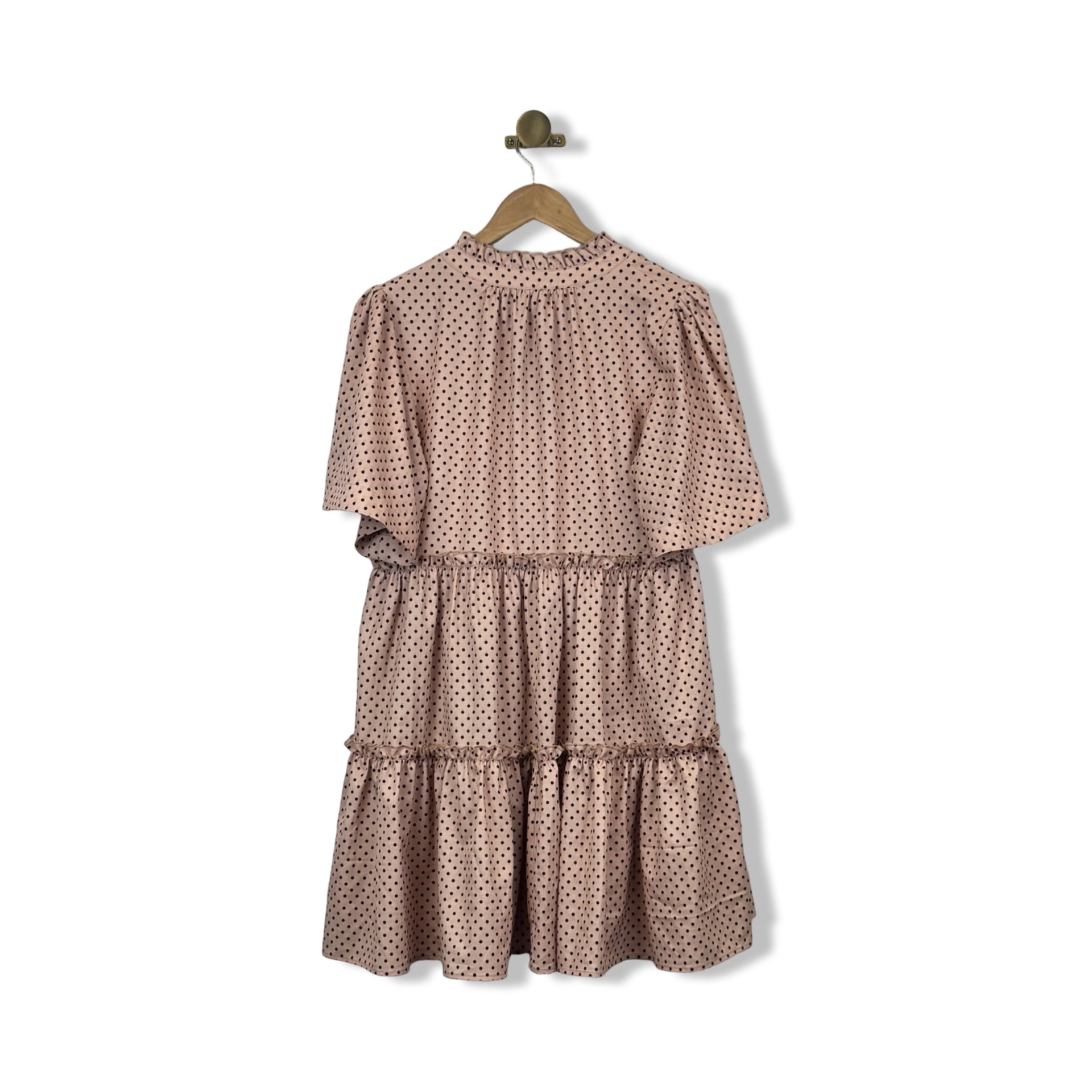 Area Stars Polka Dot Baby Doll Dress