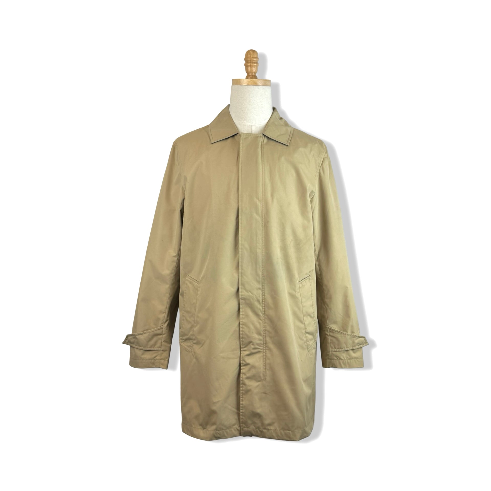 Cole Haan Front Zip Water Resistant Rain Jacket