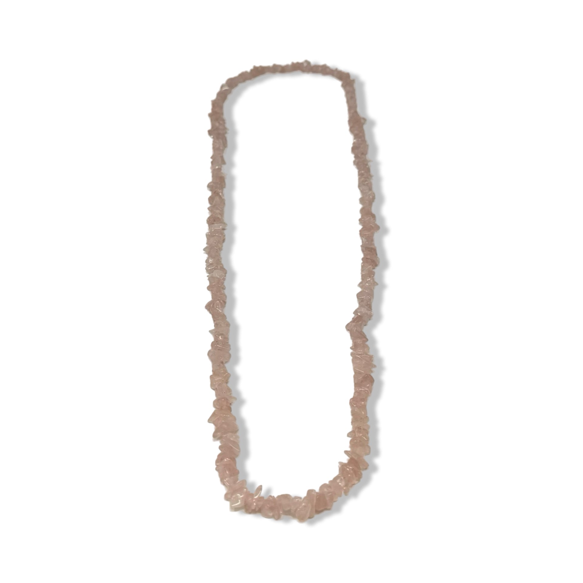 Rose Quartz Chip Necklace