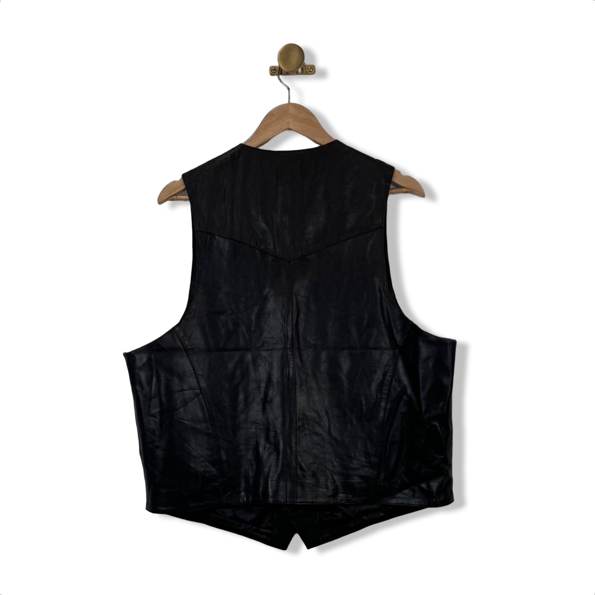 Vintage Saguaro West Leather Vest