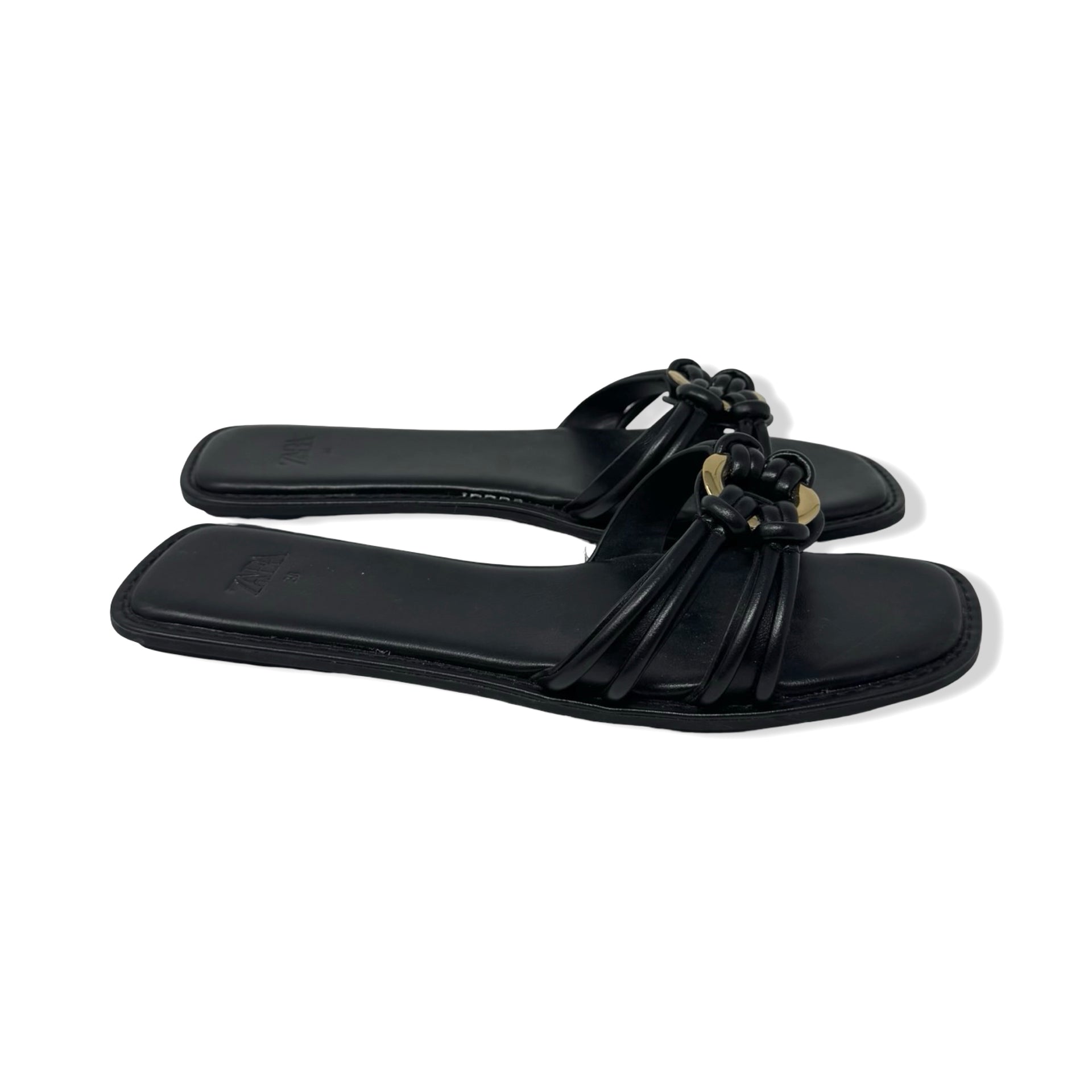 Zara Embellished Flat Sandal