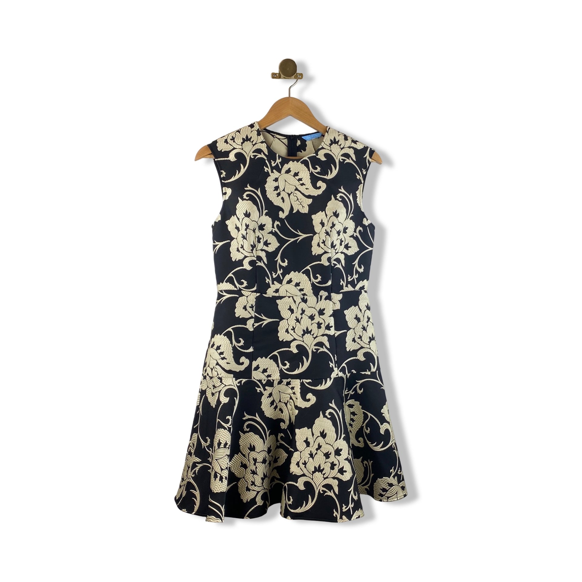 Draper James Jacquard Fit and Flair Dress