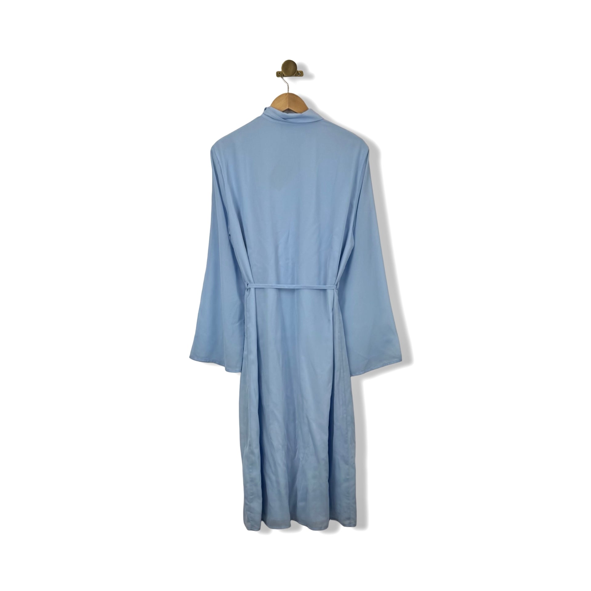 Area Stars Ruffled Chiffon Shirt Dress