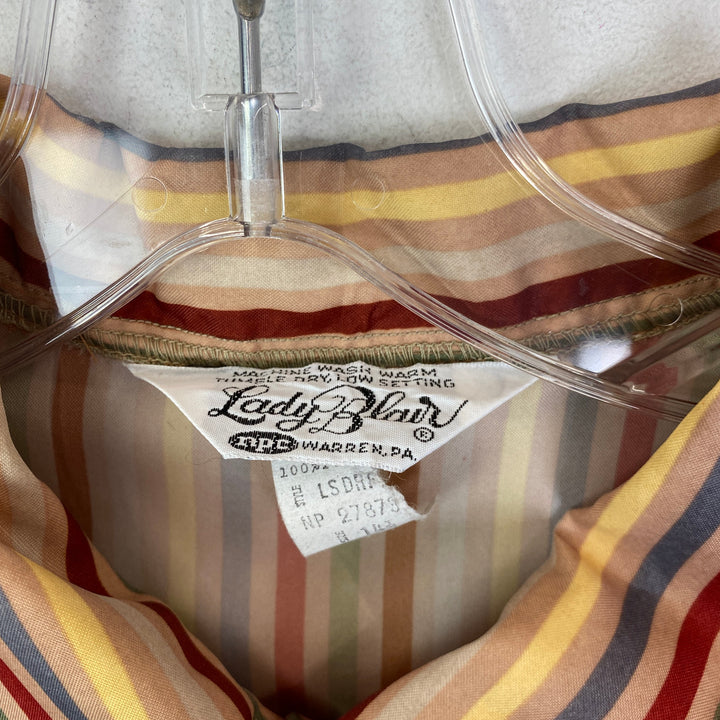 Vintage Lady Blair Multicolor Stripe Dress-Label