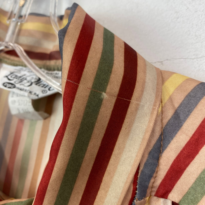Vintage Lady Blair Multicolor Stripe Dress-Detail1